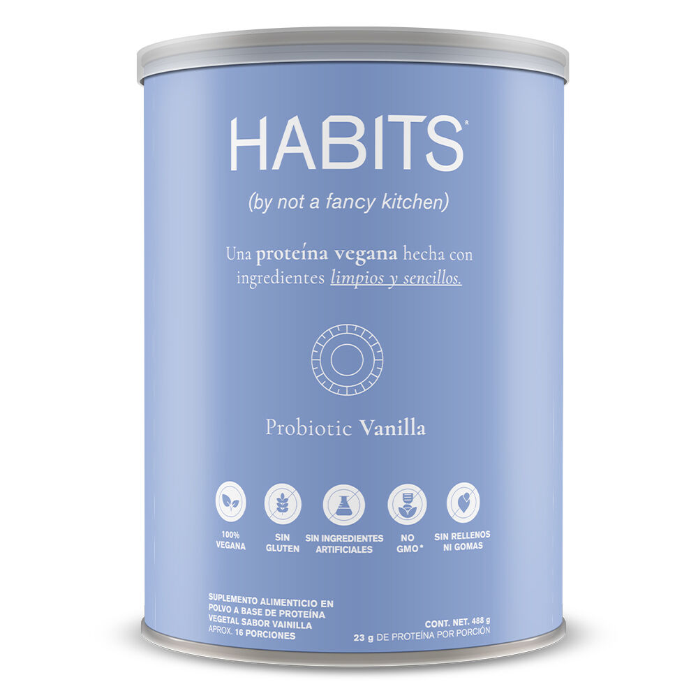 Proteina Vegetal Vanilla Habits 488.0 Gr