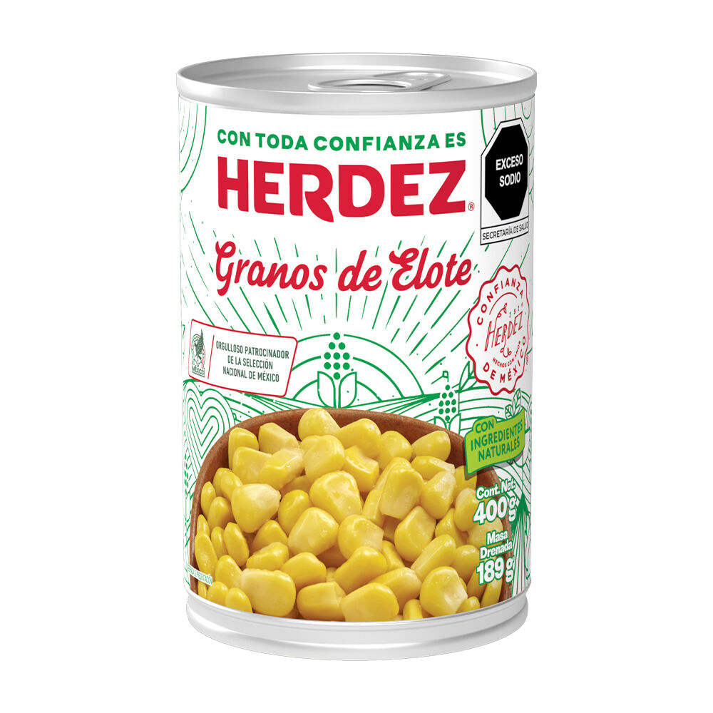 Elote En Grano Herdez 400.0 Gr