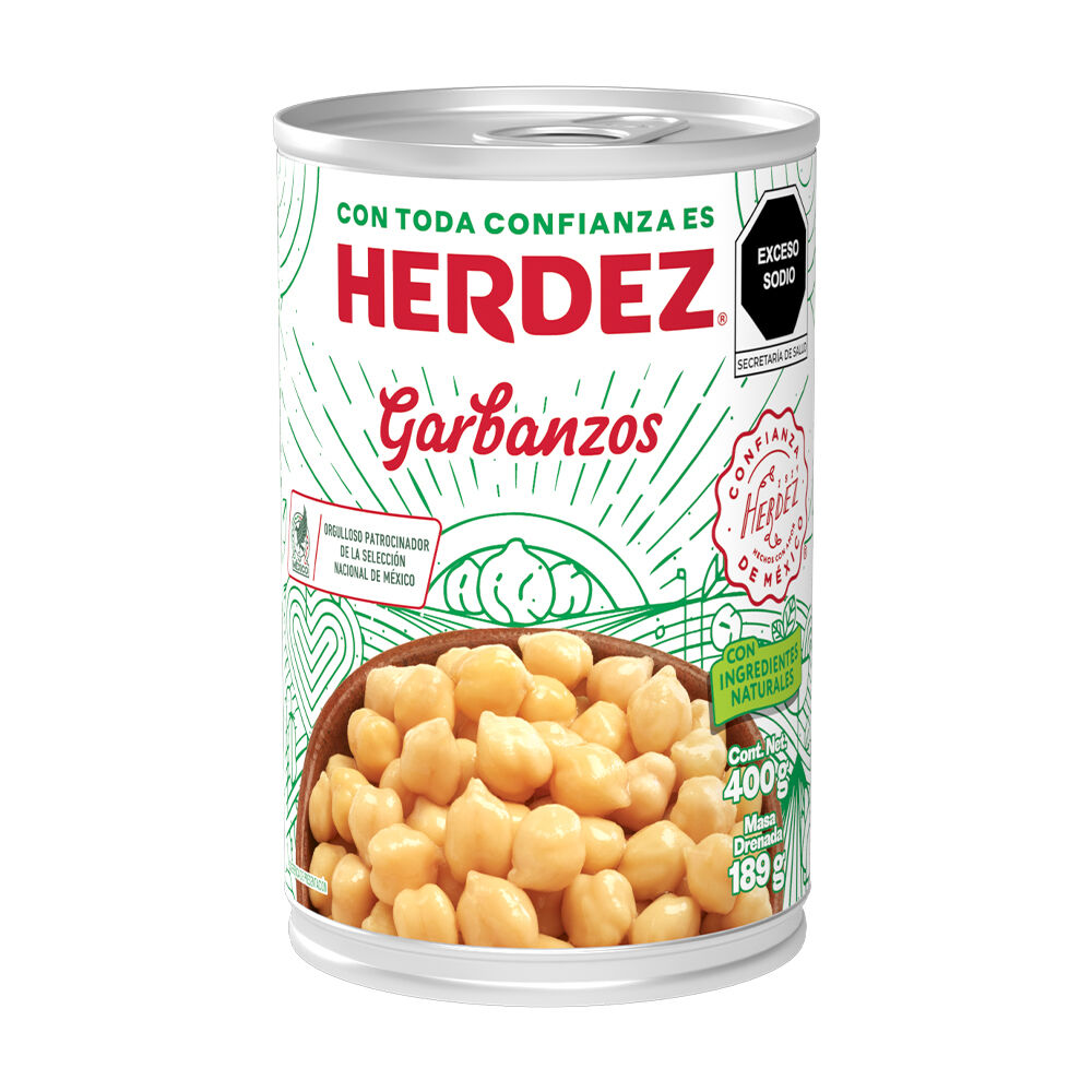 Garbanzo Natural Herdez 400.0 Gr
