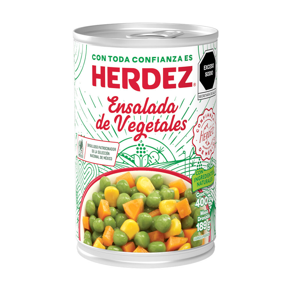 Ensalada Vegetal Herdez 400.0 Gr