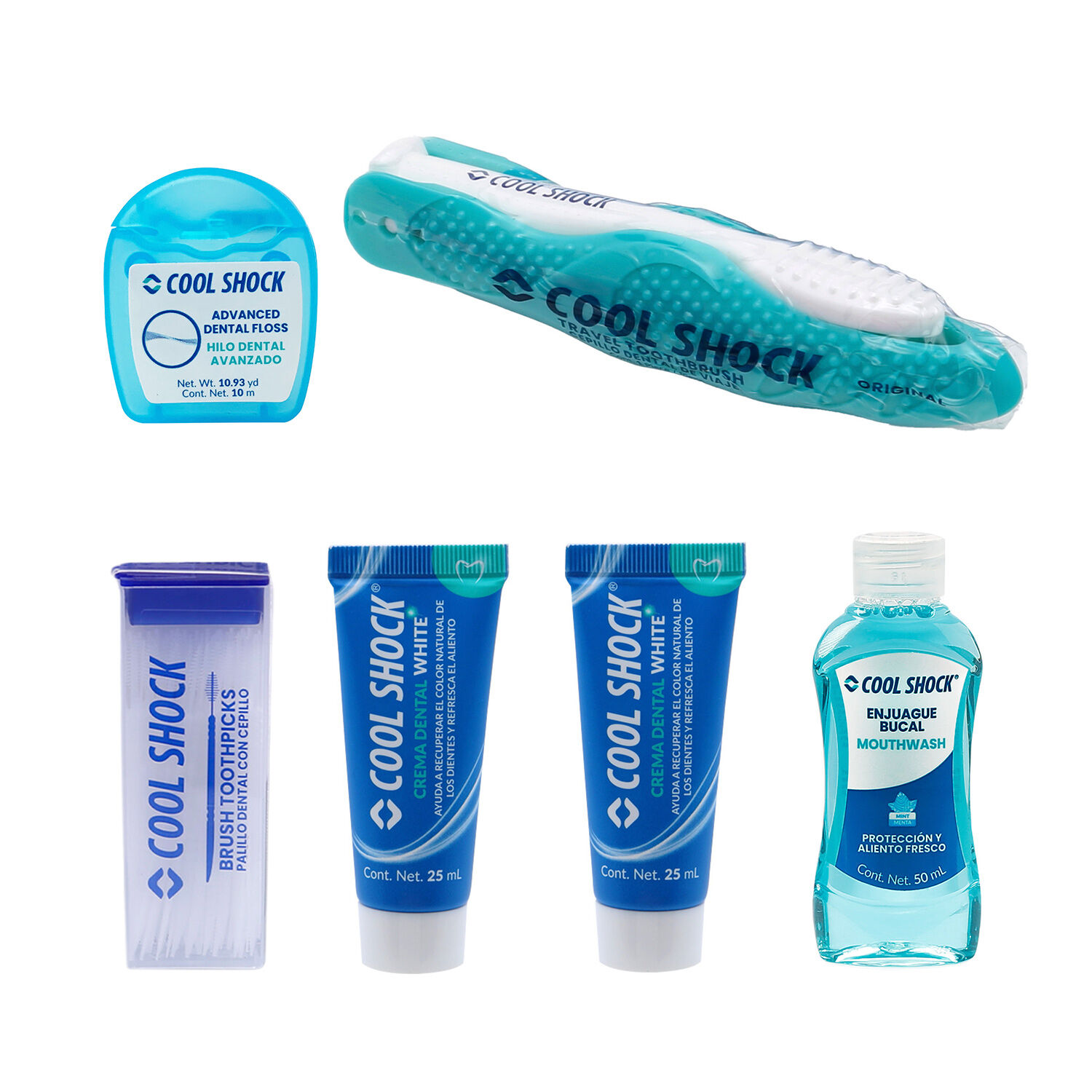 Kit Viaje Cuidado Bucal Mini Ones 6.0 Pza