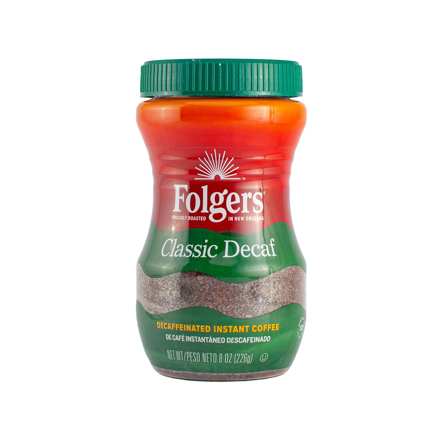 Decaf Instant Crystals Folgers 8.0 Oz