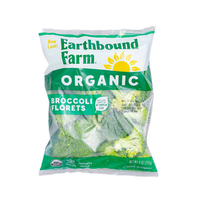 Broccoli Florets Organic Earthbound Farm 9 Oz