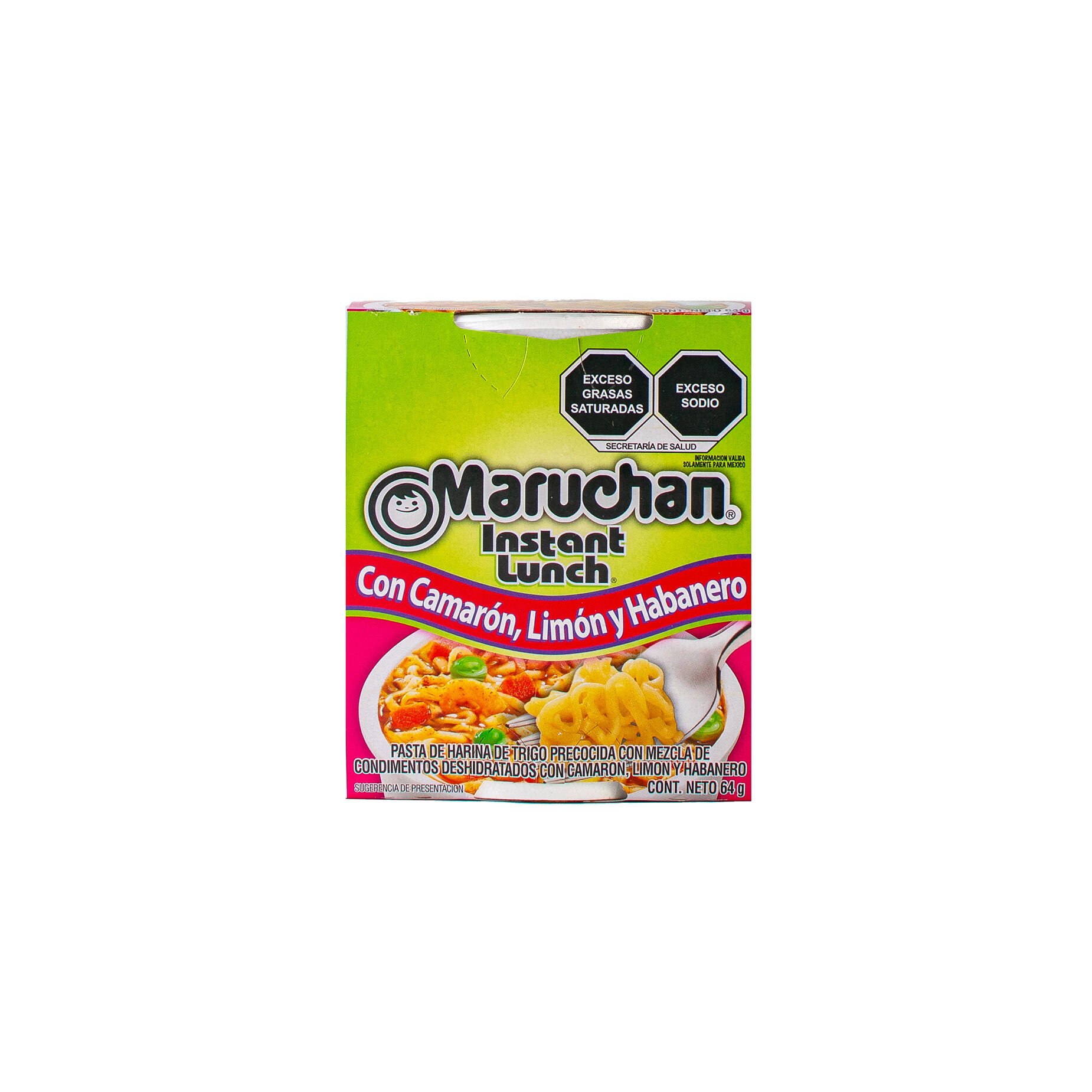 Sopa Instantanea Camaron Limon Habanero Maruchan 64.0 G
