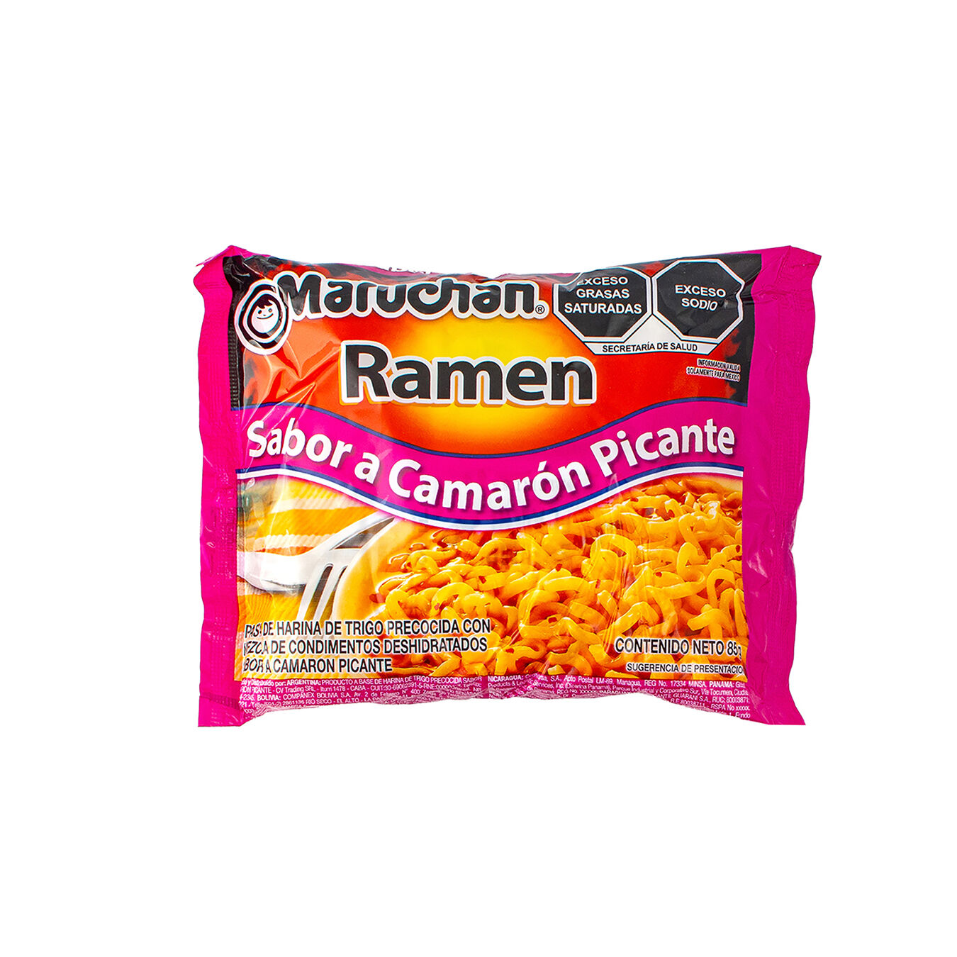 Sopa Ramen Camaron Picante Maruchan 85.0 Gr