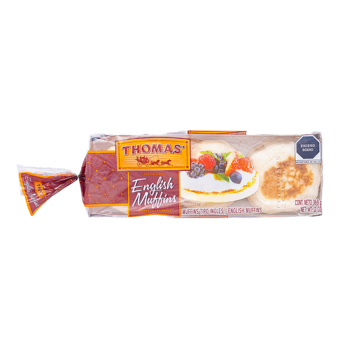 English Muffins Natural Thomas 340.0 Gr