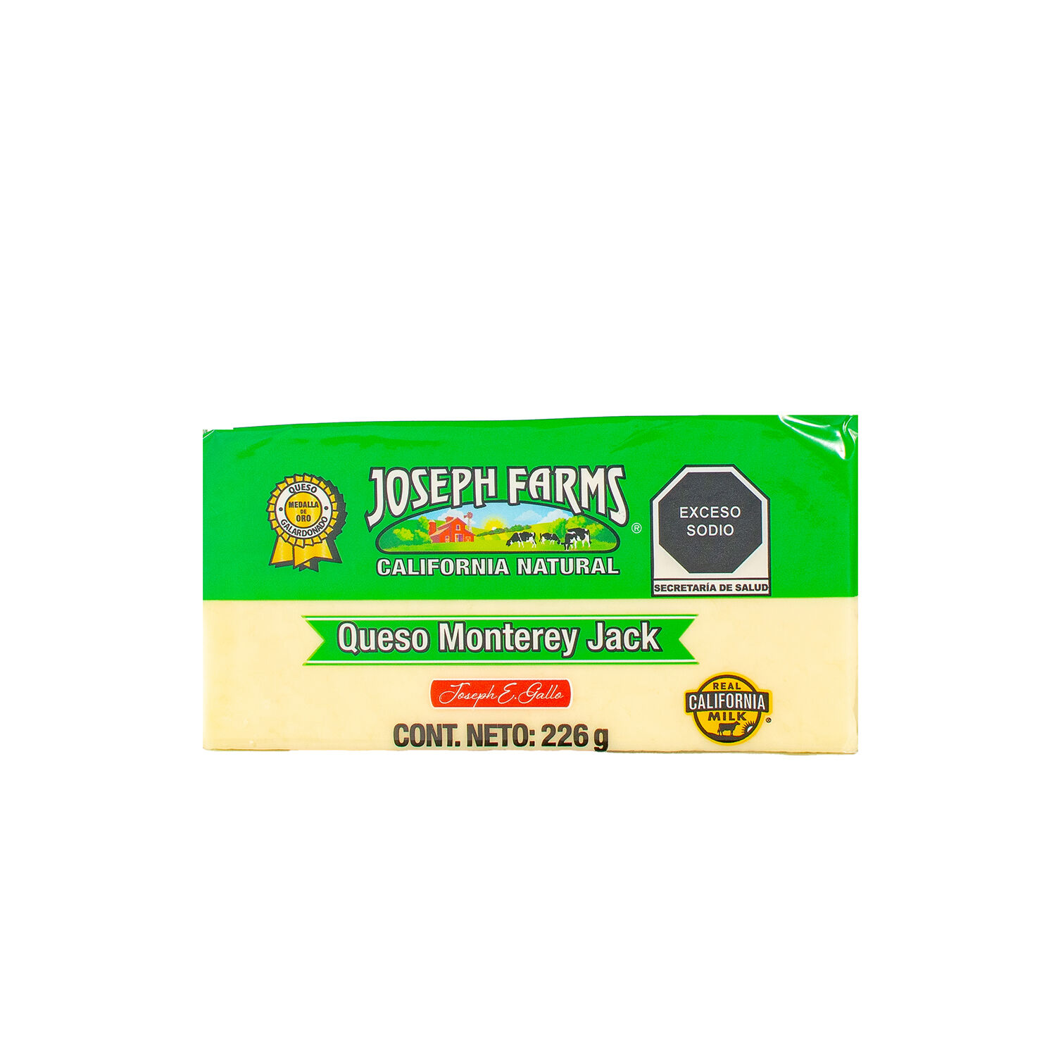 Queso Monterrey Jack Joseph Farms 8.0 Oz