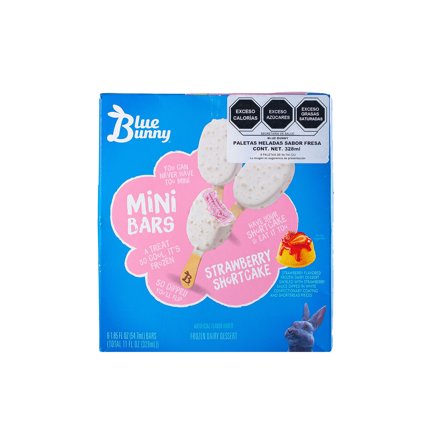 Paleta Strawberry Blue Bunny 6.0 Pack