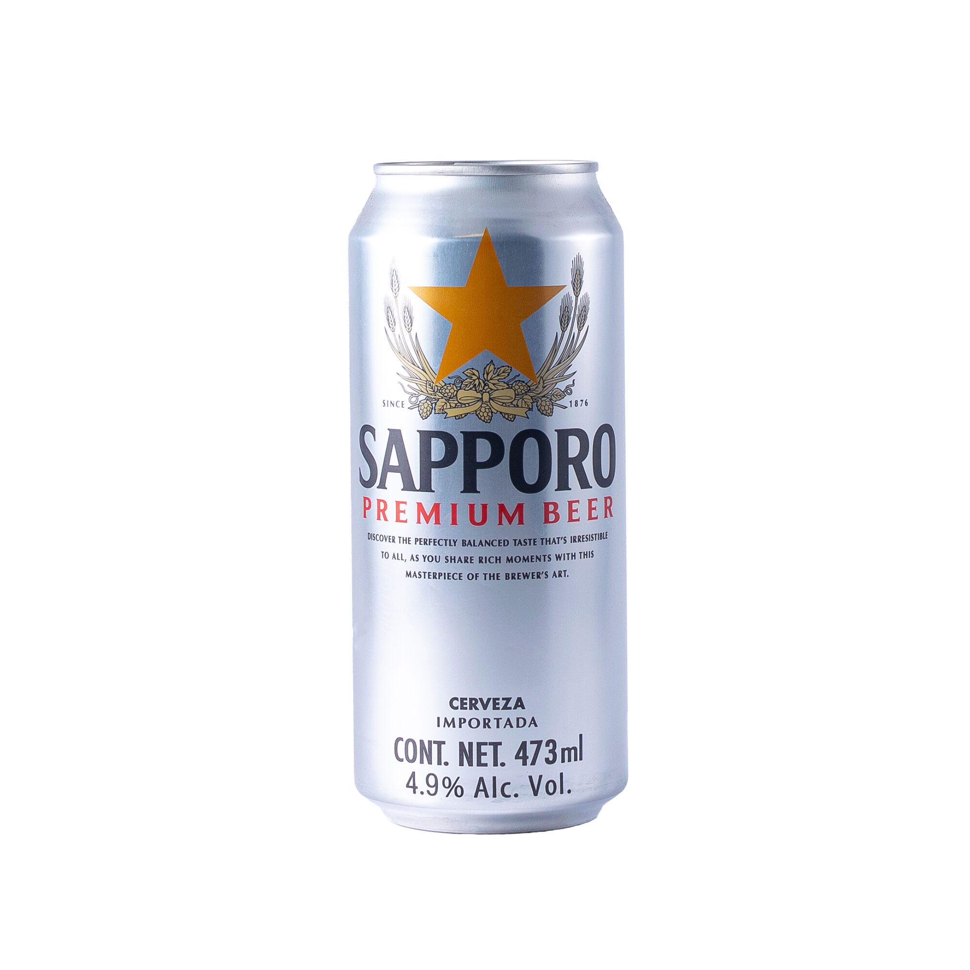 Cerveza Premiun Sapporo 473 Ml