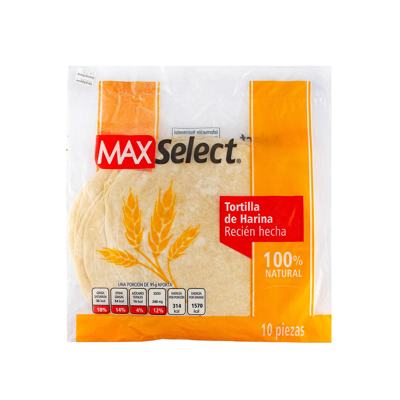 Tortilla Harina Max Select 10 0 Pza
