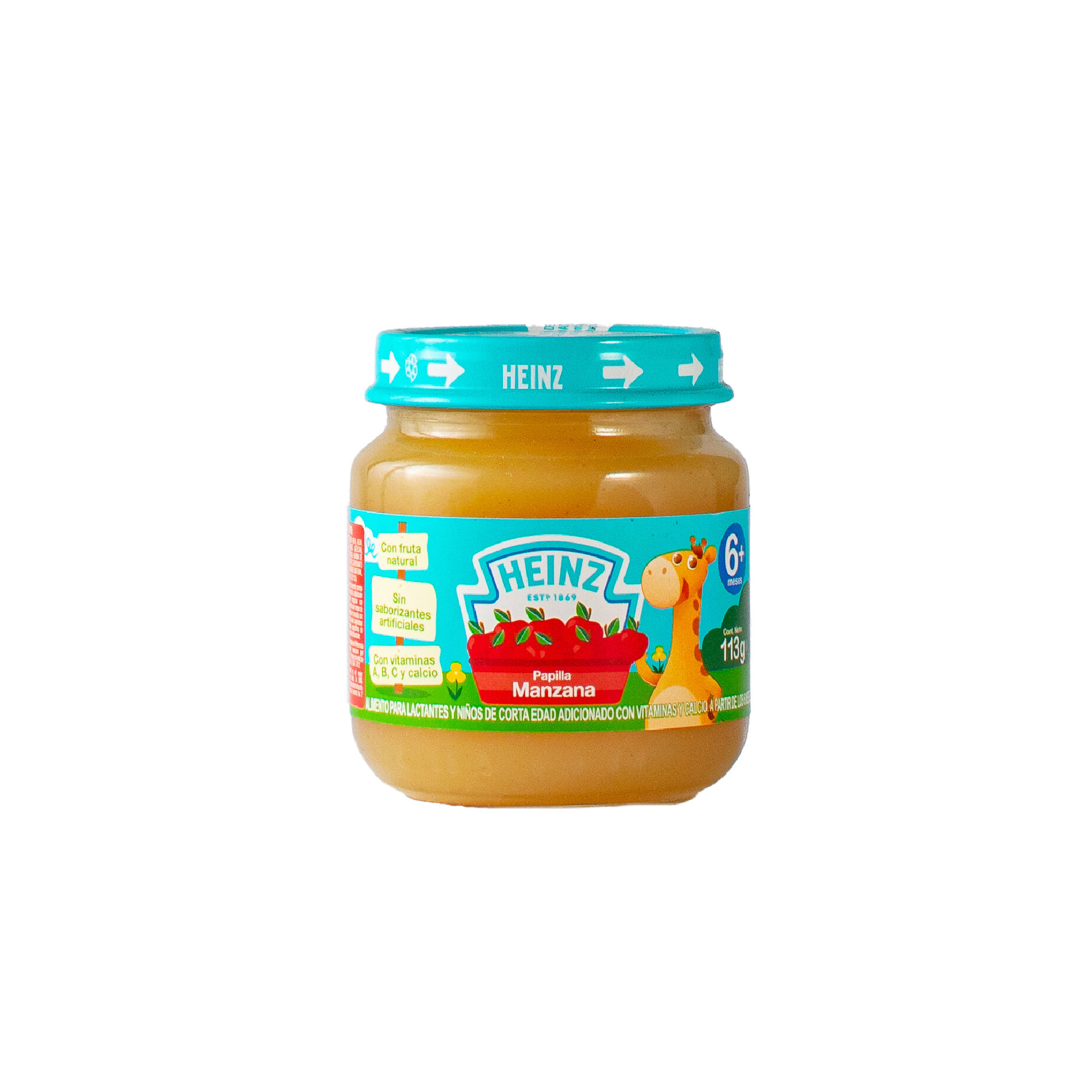 Papilla Manzana Eta 2 Vidrio Heinz 113.0 Gr