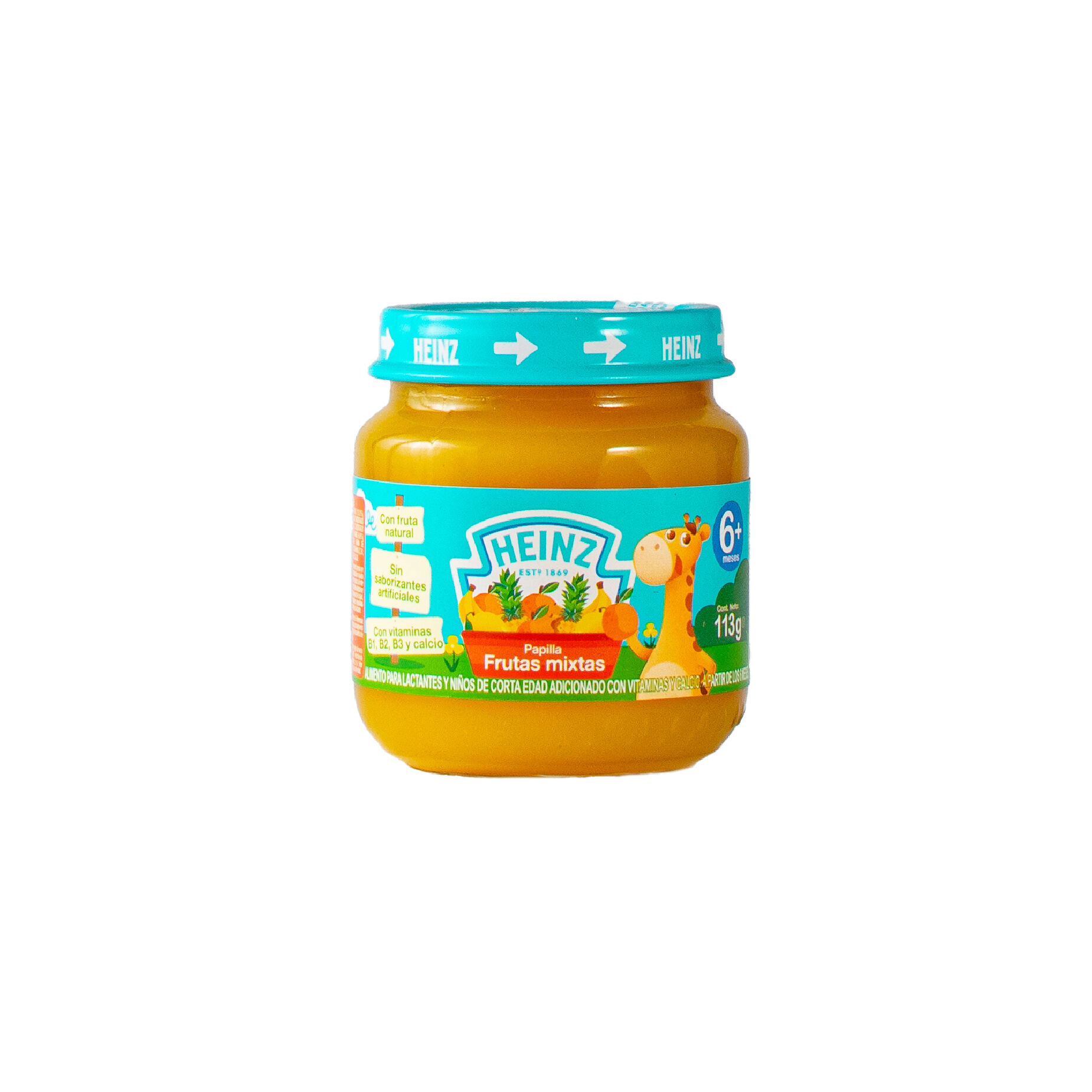 Papilla Frutas Eta 2 Vidrio Heinz 113.0 Gr