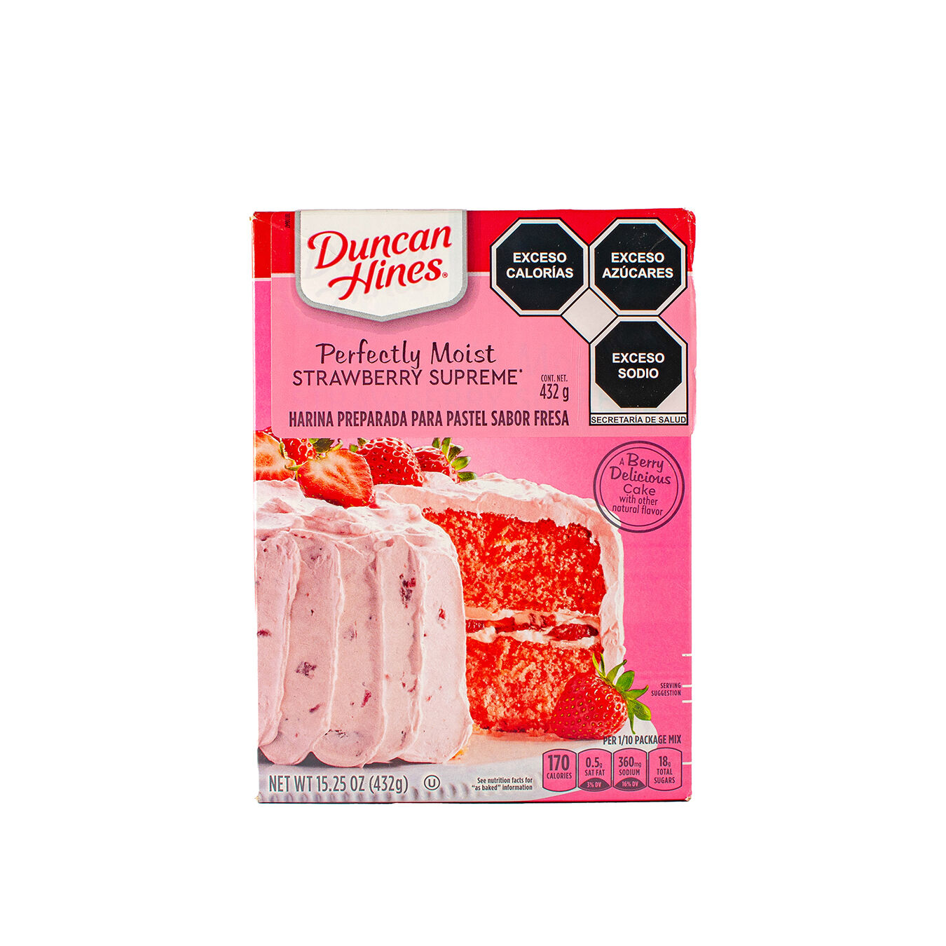 Harina Para Pastel Signature Fresa Duncan Hines 15.25