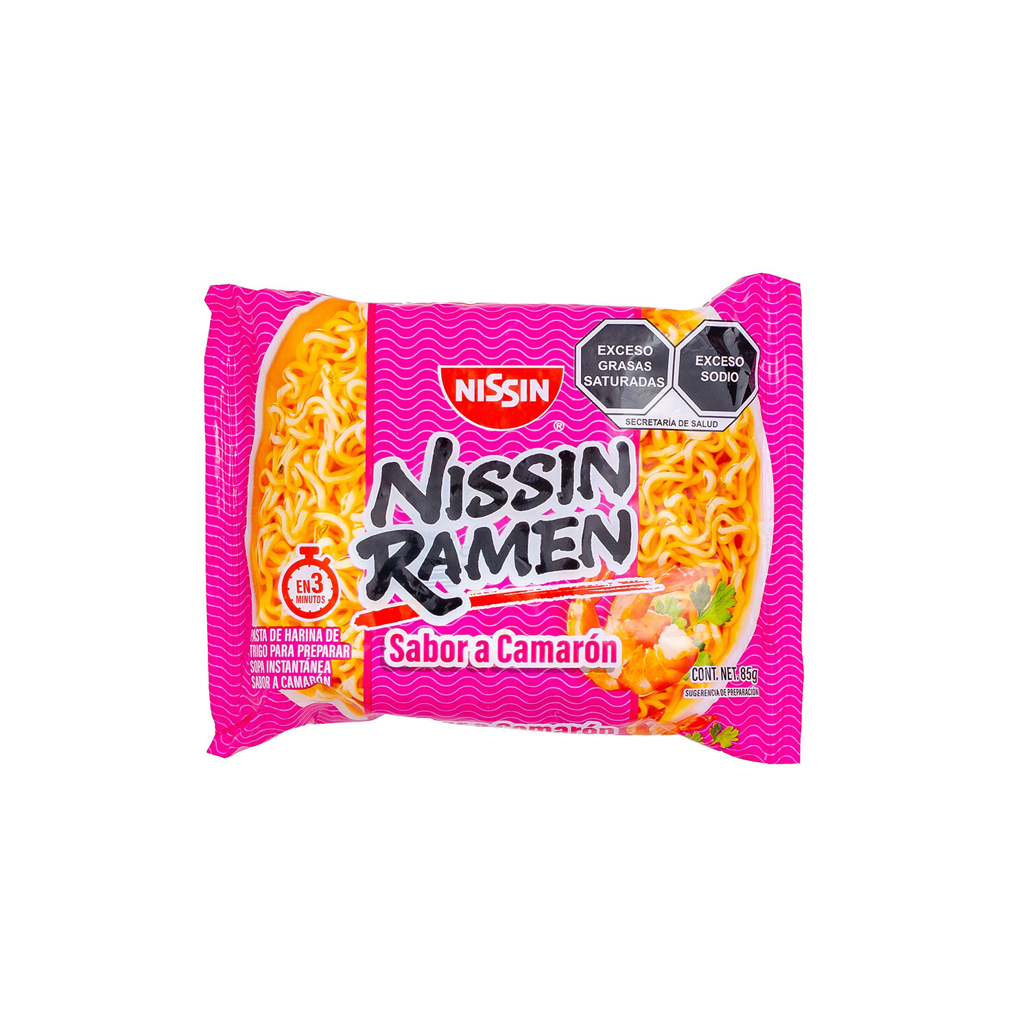 Ramen Camaron Nissin 85.0 Gr