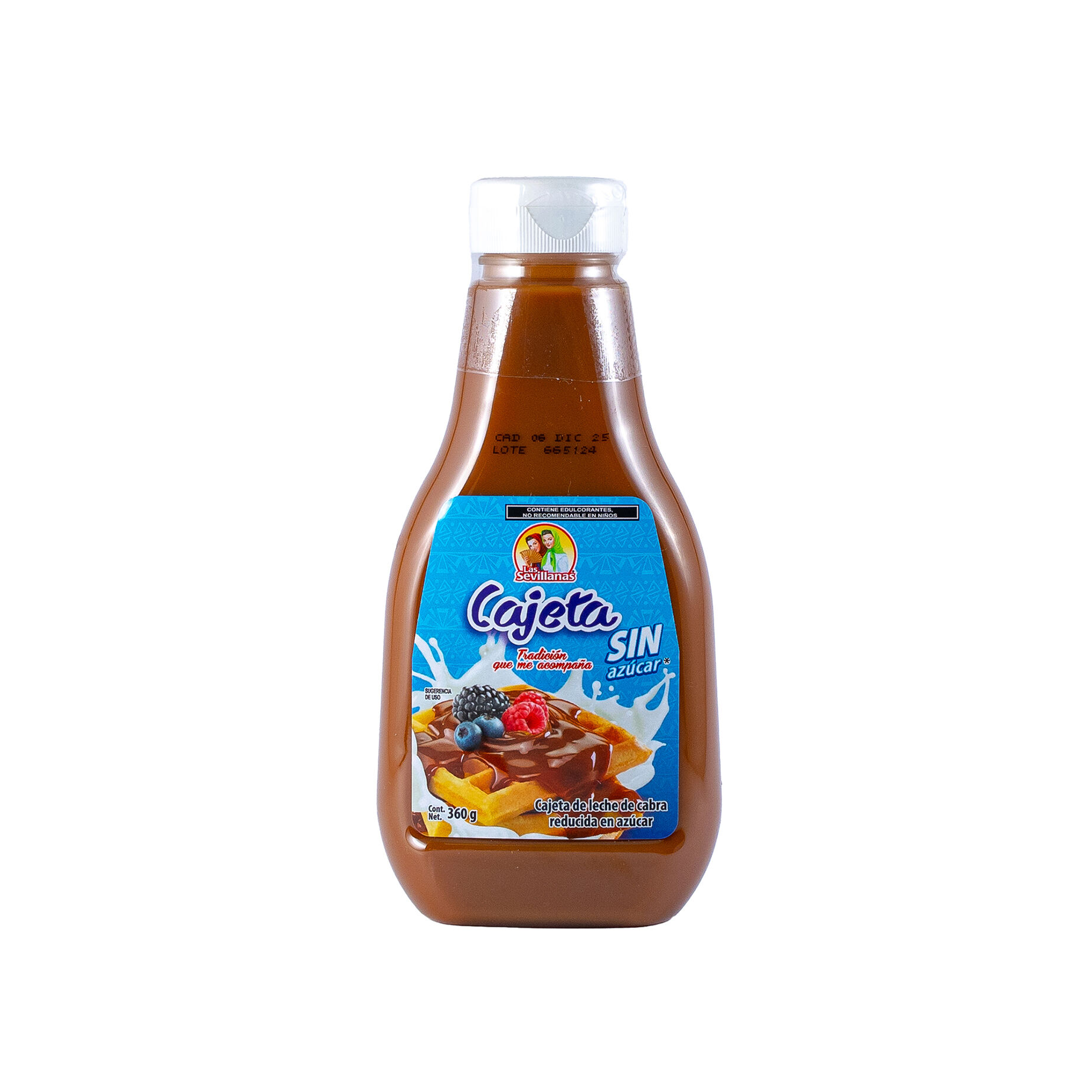 Cajeta Sin Azucar Squeeze Las Sevillanas 360.0 Gr