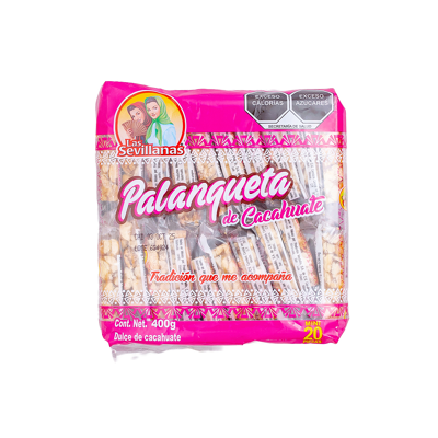 Palanqueta De Cacahuate Las Sevillanas 400.0 Gr