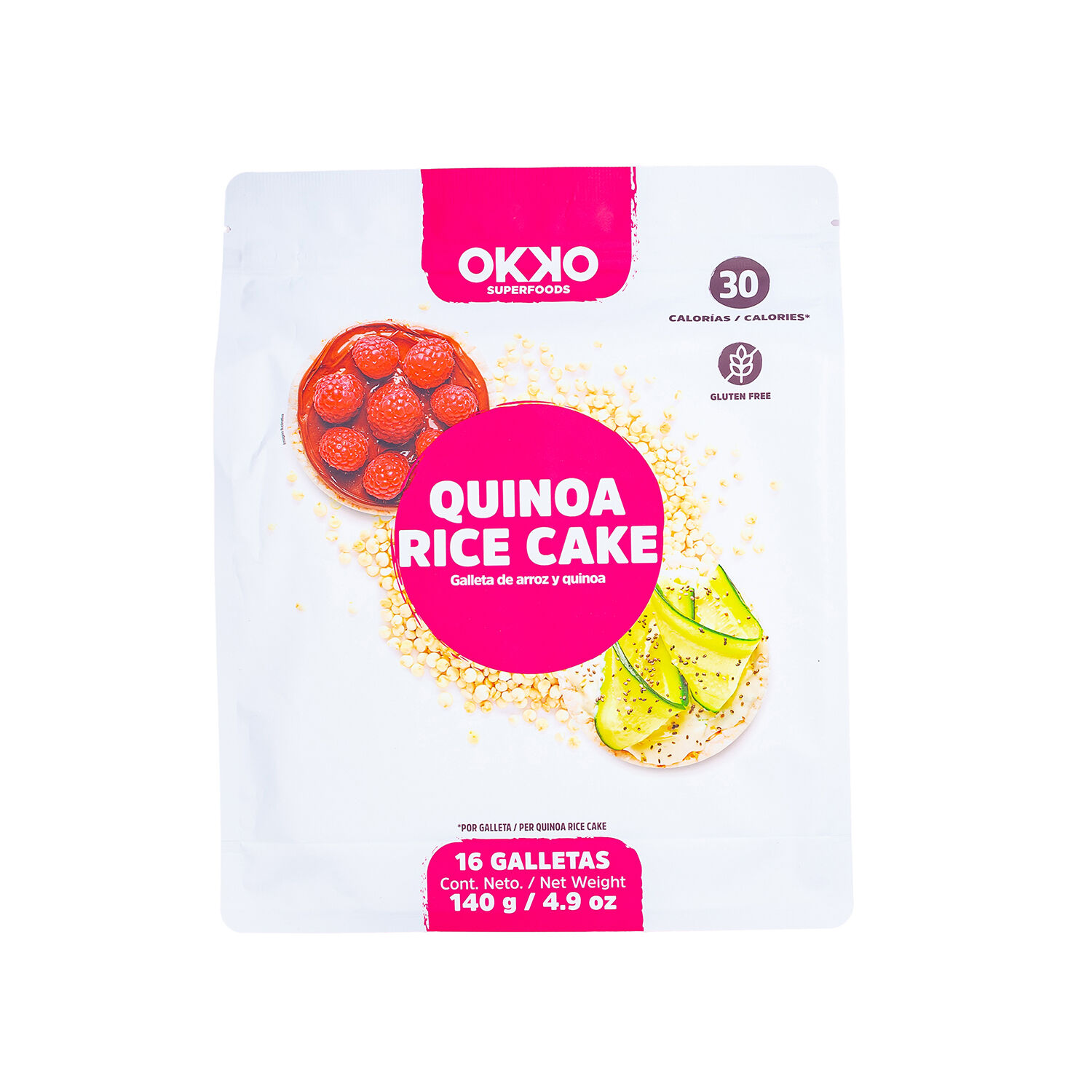 Rice Cake Con Quinoa Okko 140.0 Gr
