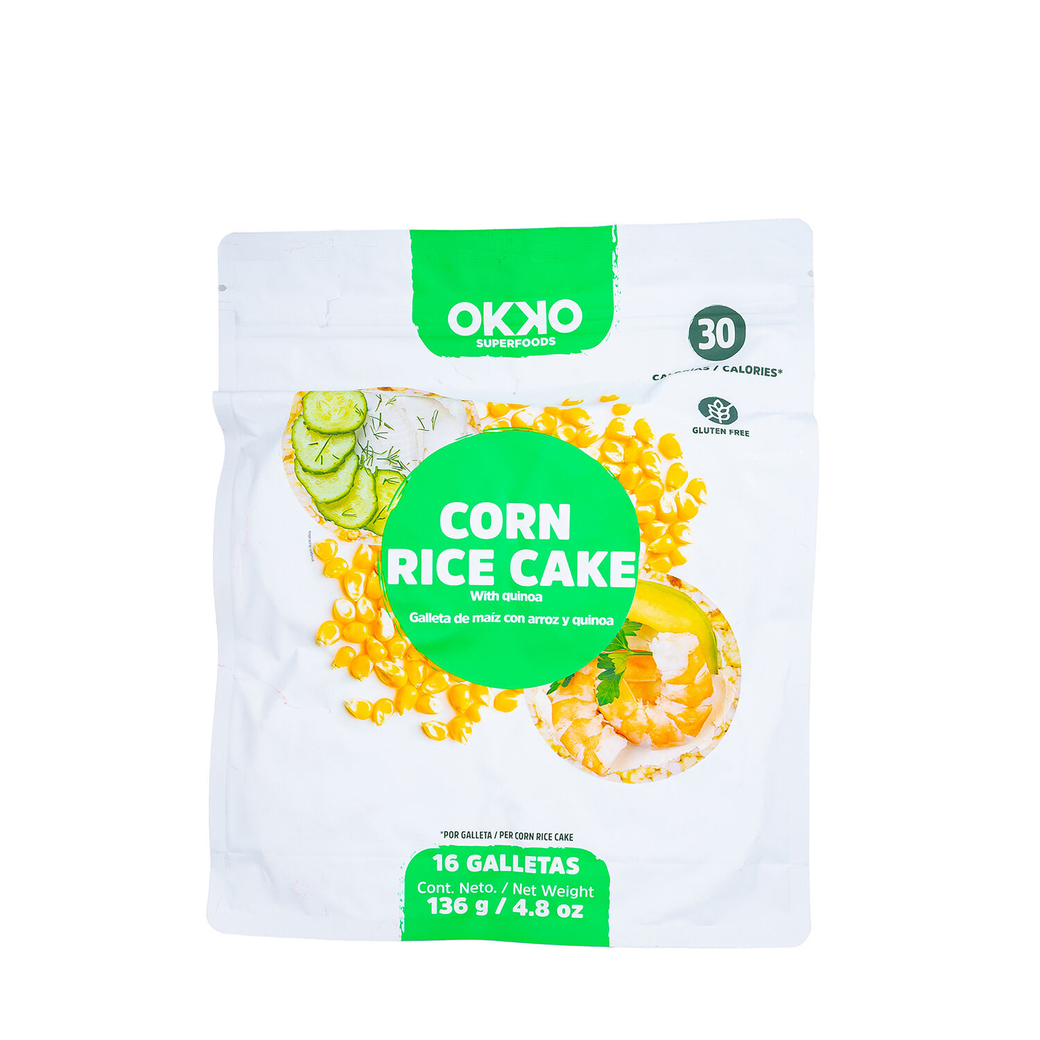 Galletas De Maiz Okko 136.0 Gr