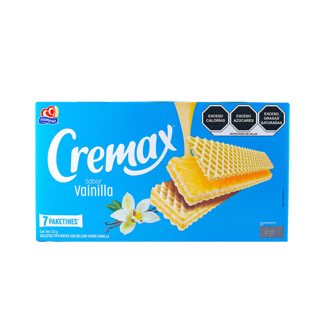 Cremax De Nieve Vainilla Gamesa 322.0 Gr