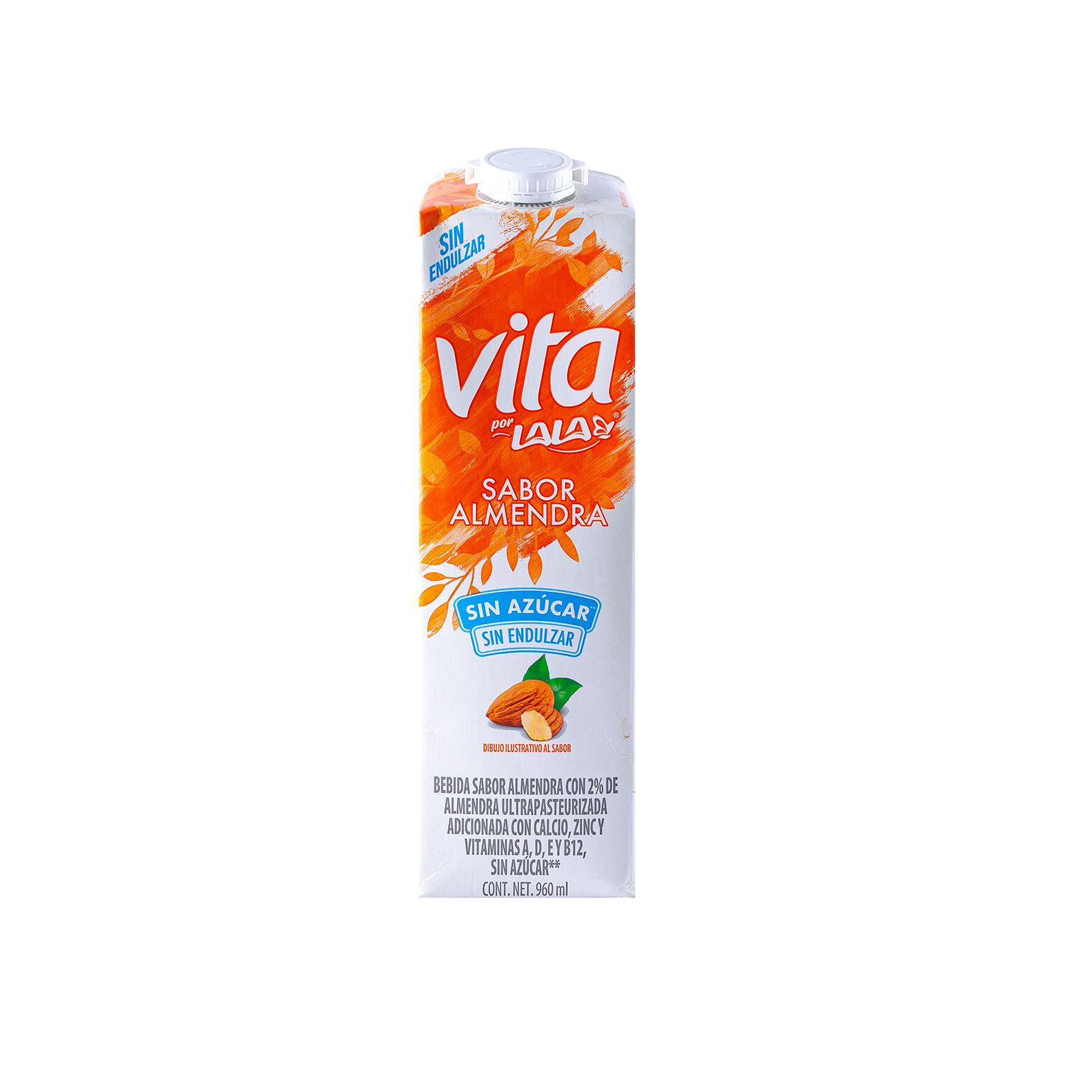 Alimento Liquido Almendra Sin Azucar Lala Vita 960.0 Ml