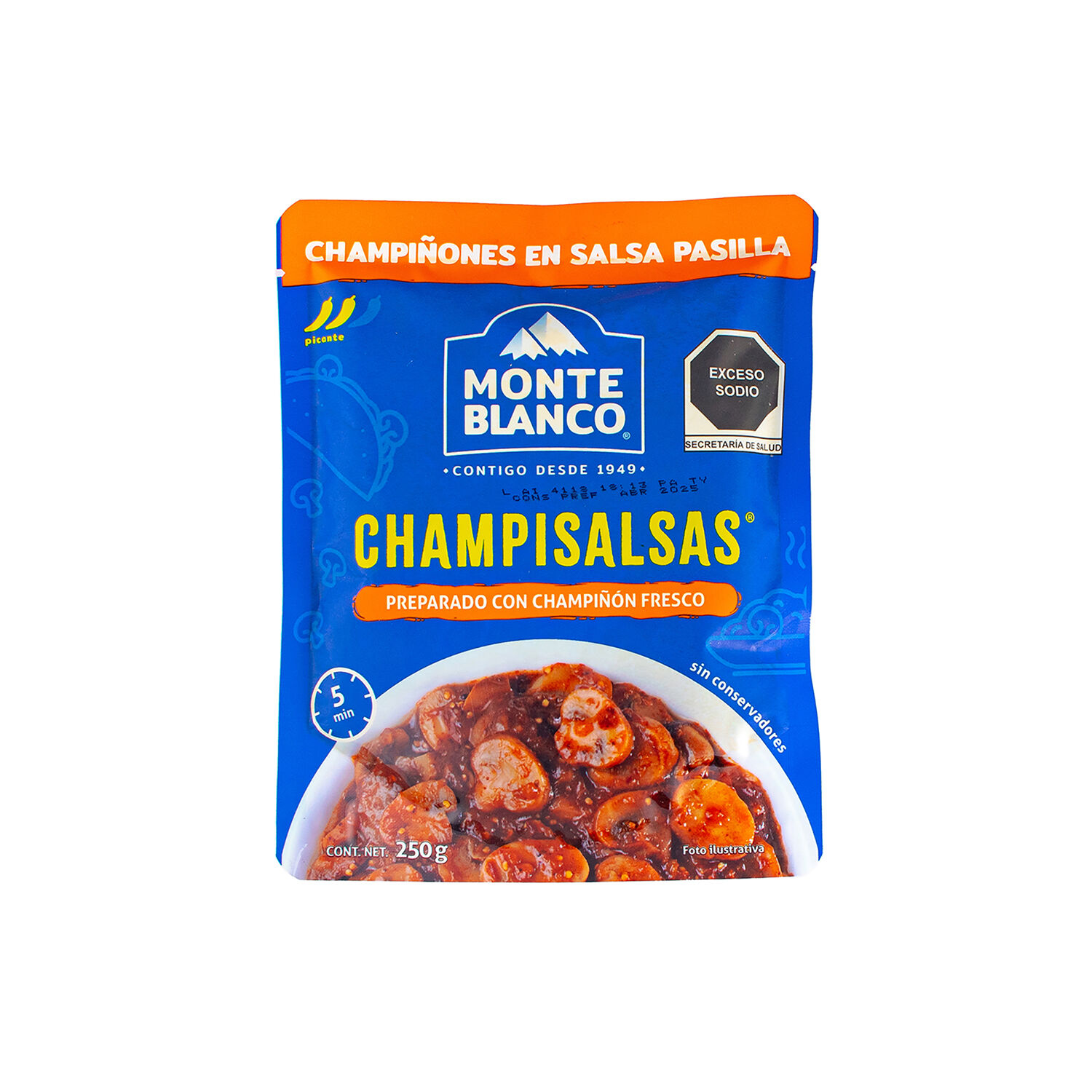 Champisalsa Pasilla Monteblanco 250