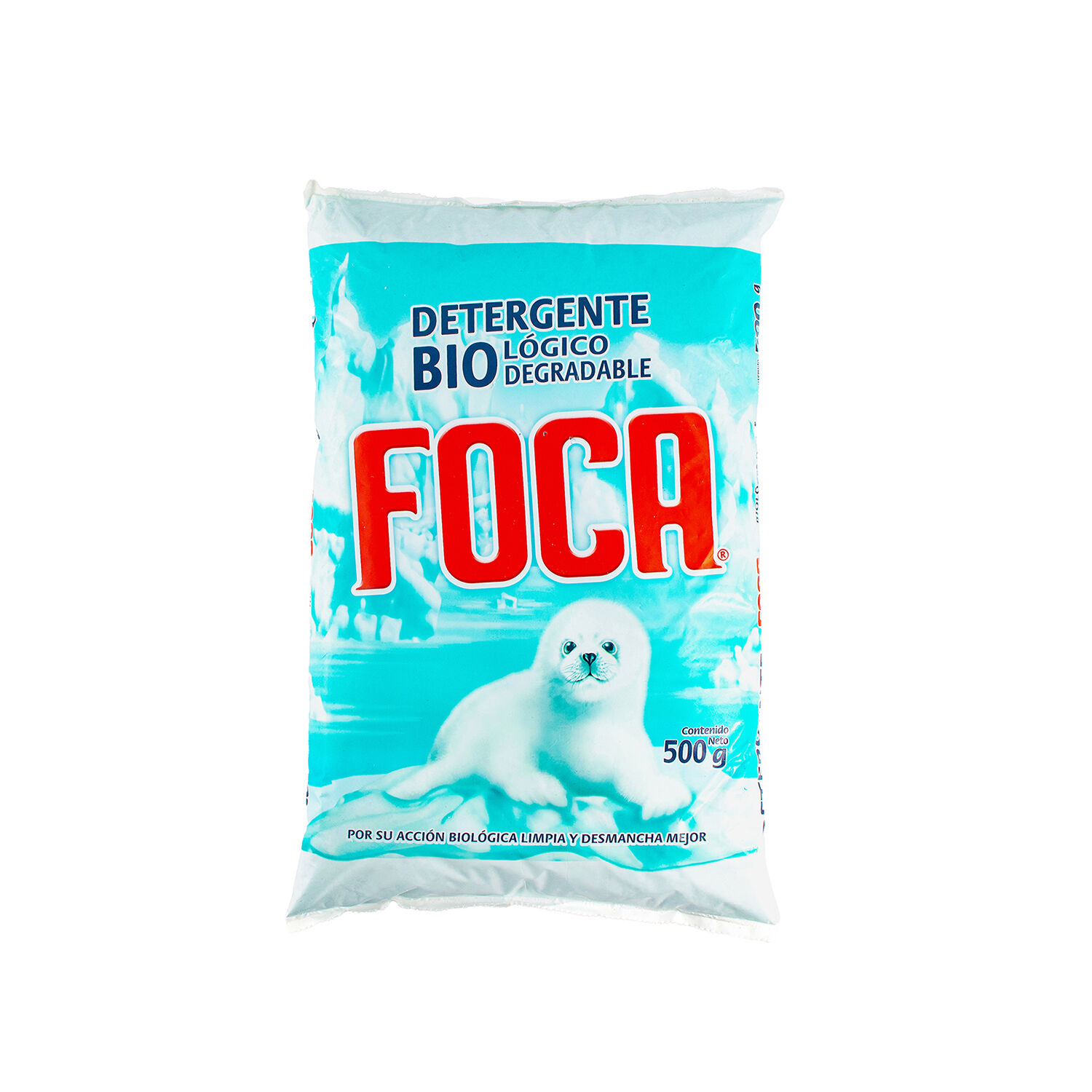 Detergente Polvo Moteado Foca 500 G