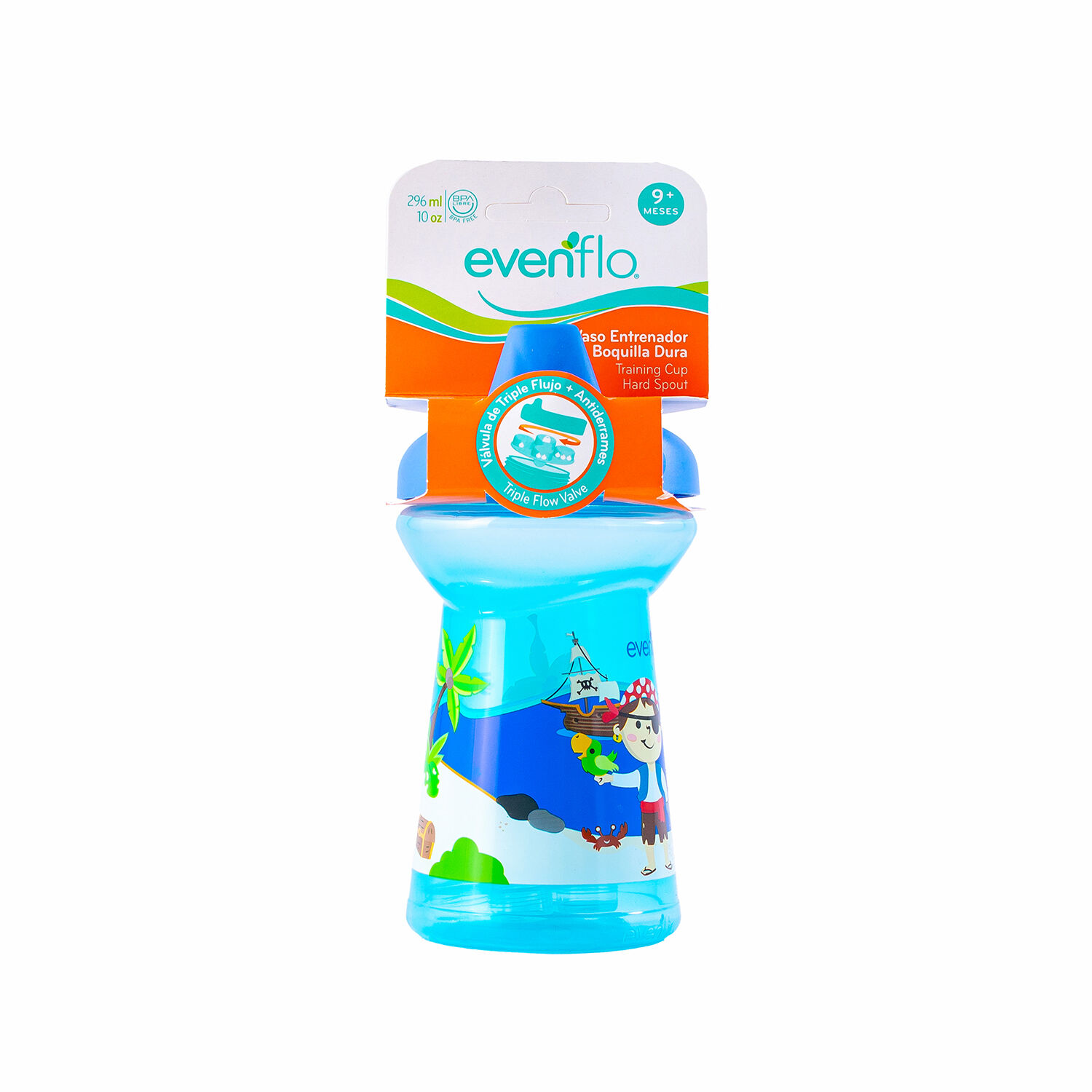 Vaso Entrenador Fantasia 10 Oz Evenflo 1.0 Pza