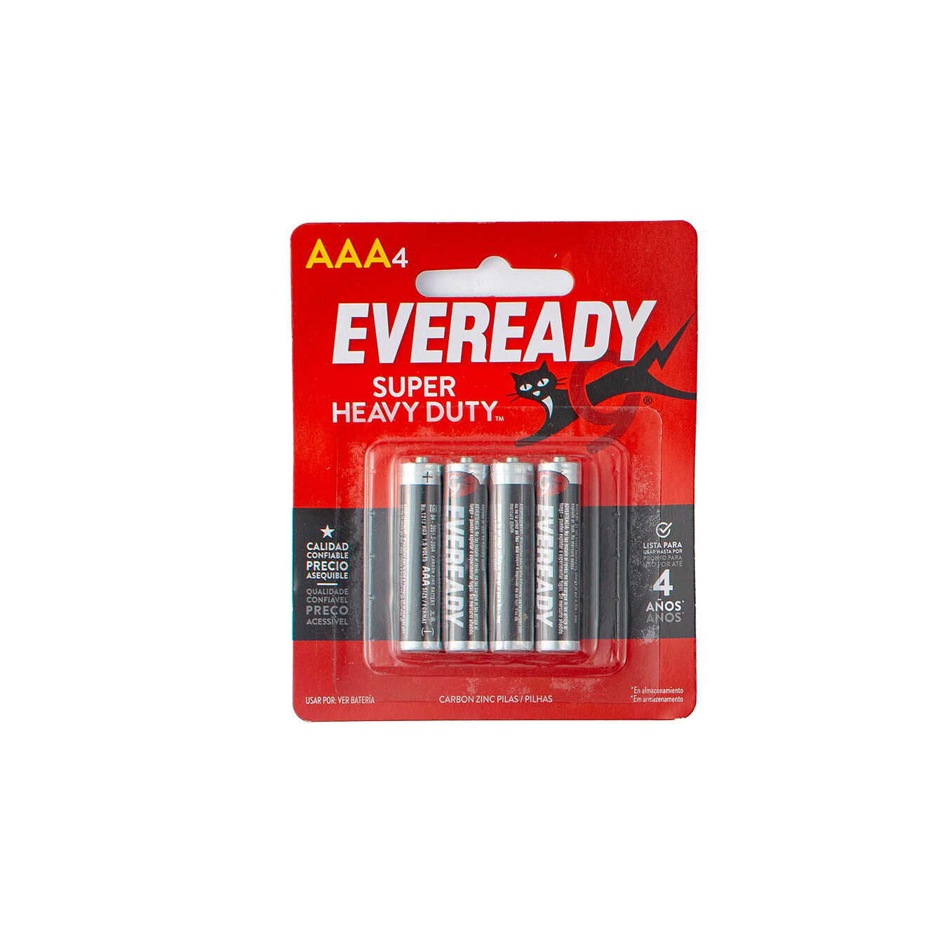 Pila Carbon Zinc Aaa Eveready 4.0 Pza