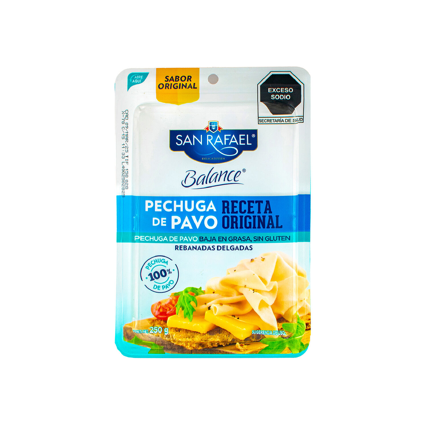 Pechuga De Pavo Balance San Rafael 250.0 Gr