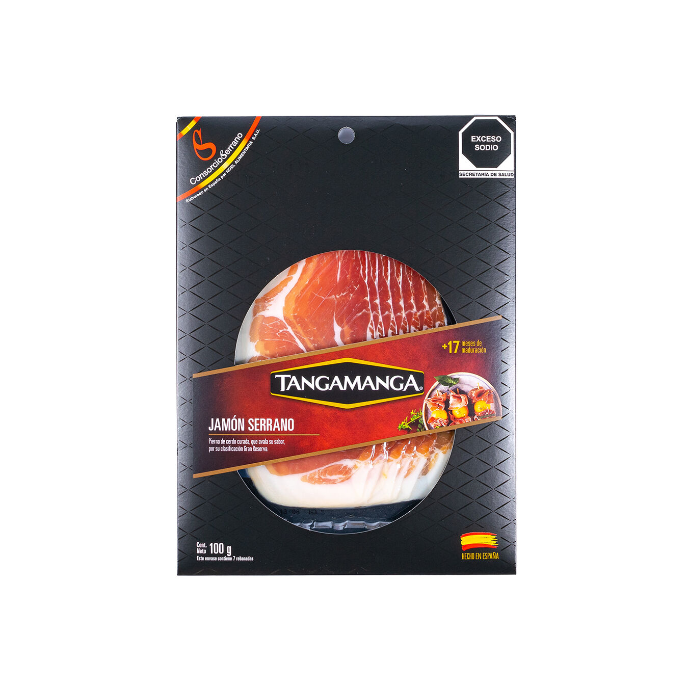 Jamon Serrano Espanol Tangamanga 100.0 Gr