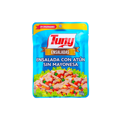 Pouch Ensalada Sin Mayonesa Tuny 110.0 Gr