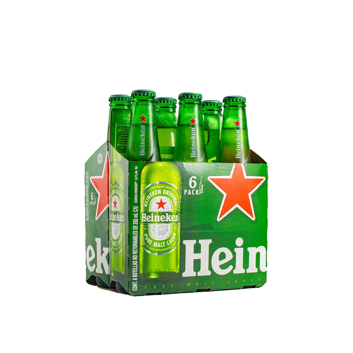 Cerv Botella 355 Heineken 6.0 Pack