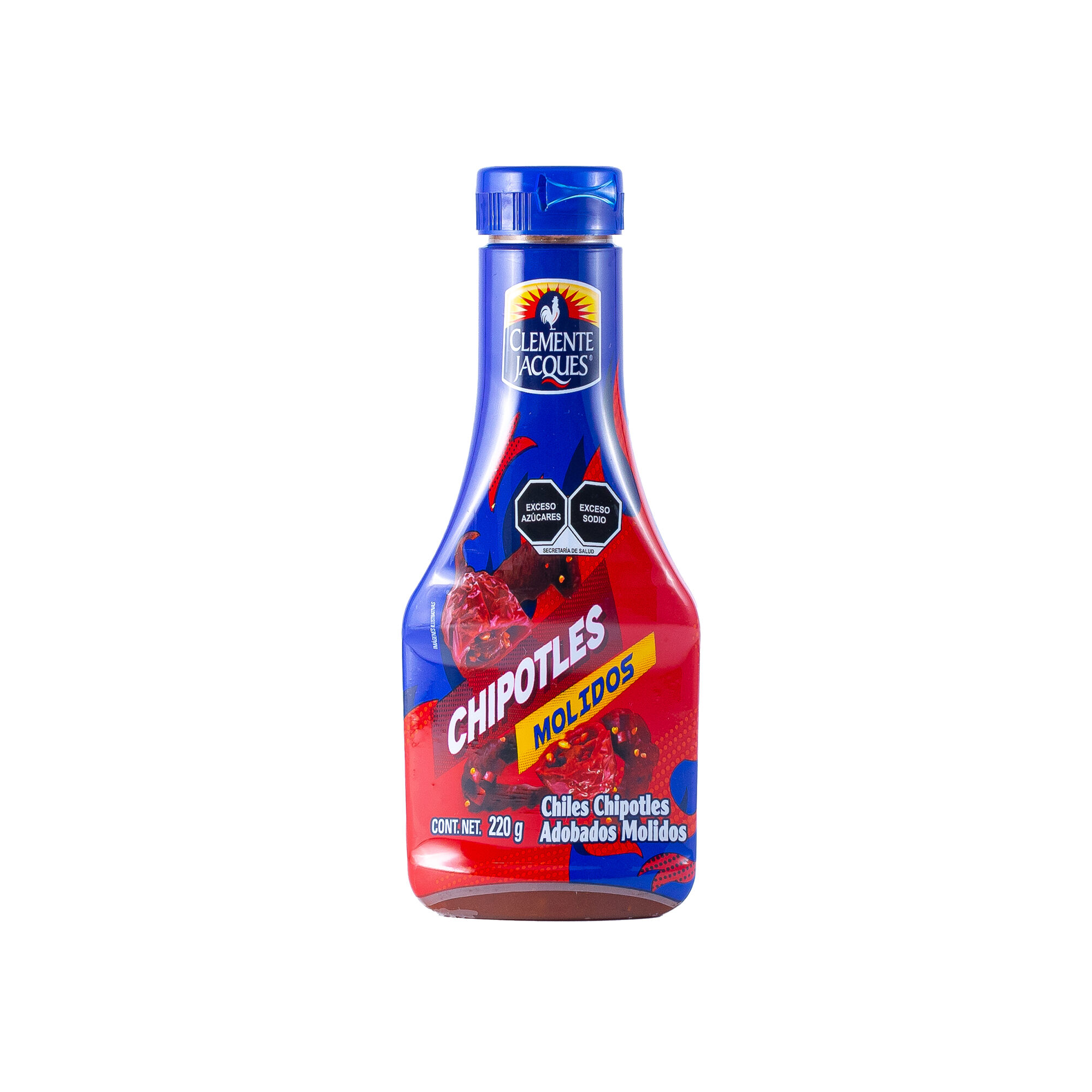 Chiles Chipotles Adobados Molidos Clemente Jac 220.0 Gr