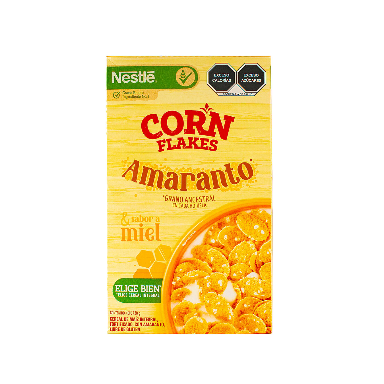 Corn Flakes Amaranto Y Sabor A Miel Nestle 420.0 Gr