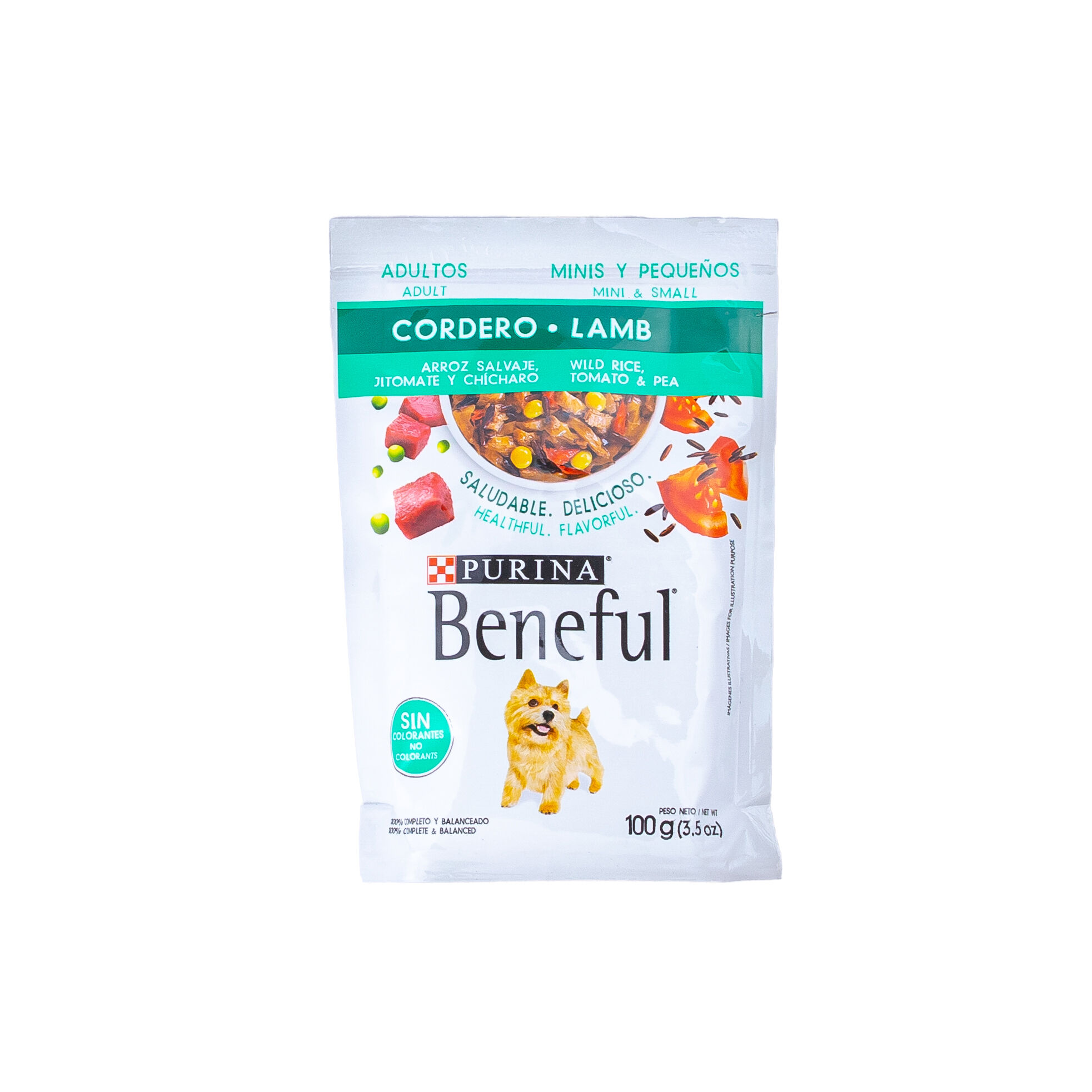 Pouch P/perro Adulto Cordero Beneful 100.0 Gr