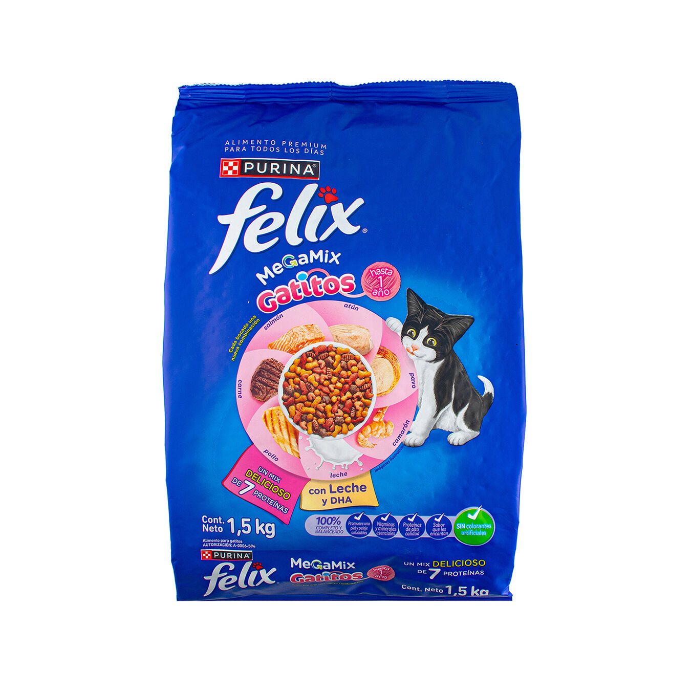 Comida P/gatitos Felix 1.5 Kg