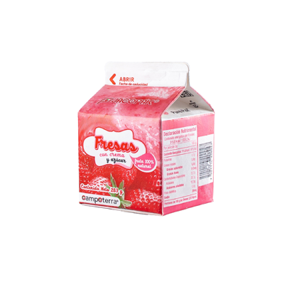Fresas Con Crema Jacopak Campoterra 283.0 Gr