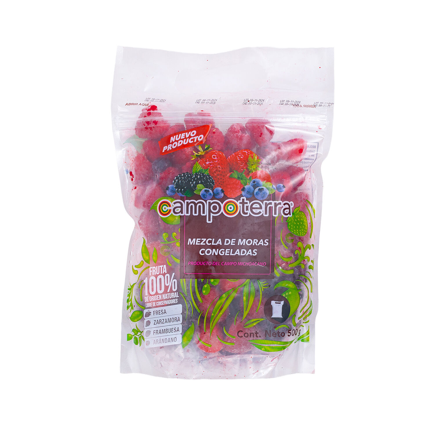 Mezcla De Moras Campoterra 500.0 Gr
