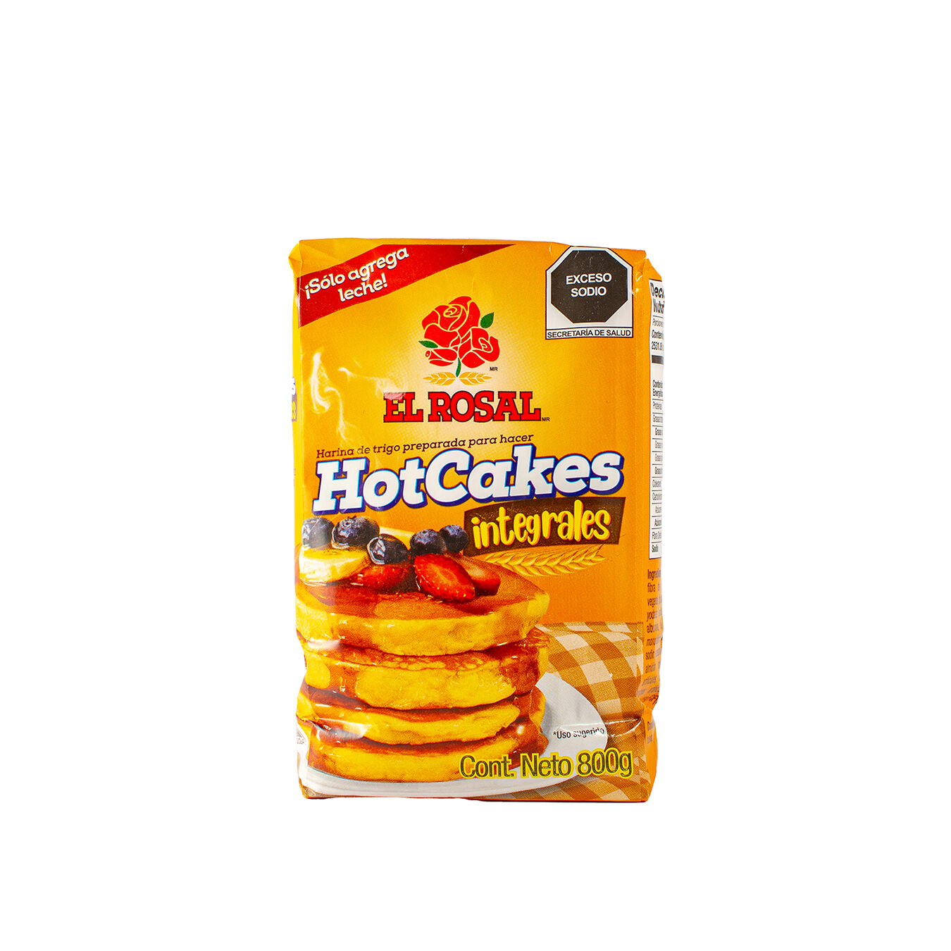 Harina Hot Cakes Integral El Rosal 800.0 Gr