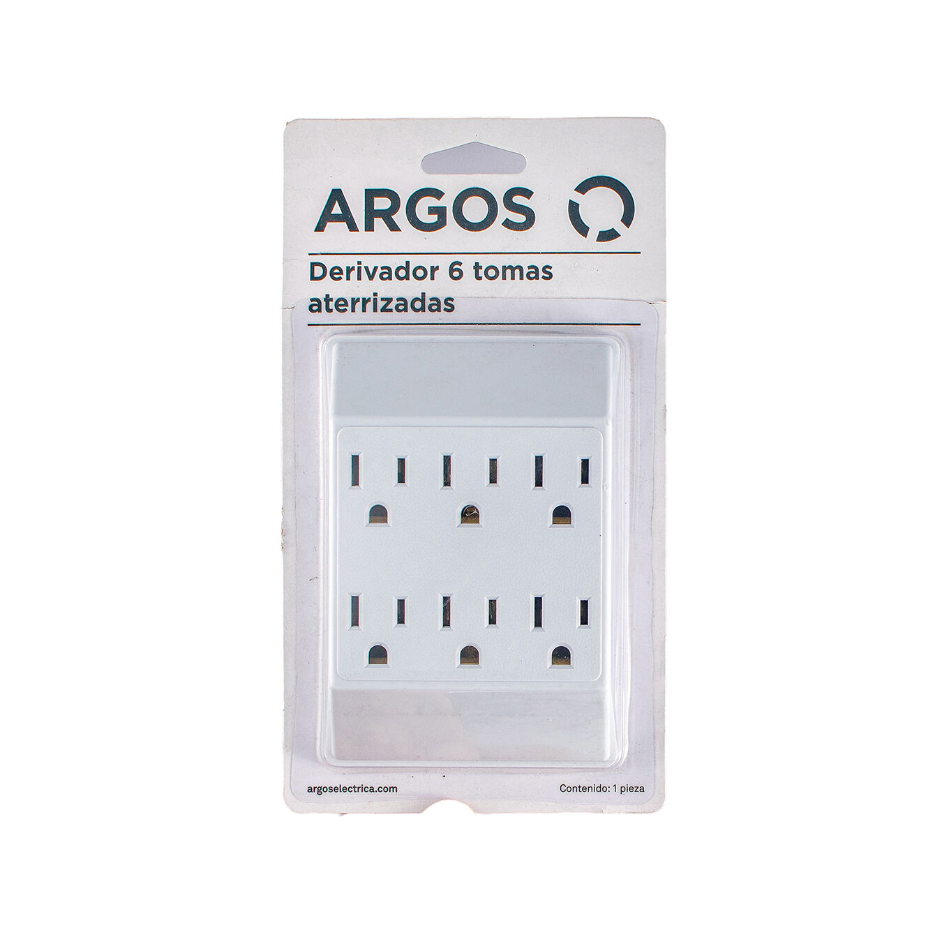 Ap Derivador 6 Tomas Aterrizadas Argos 1.0 Pza