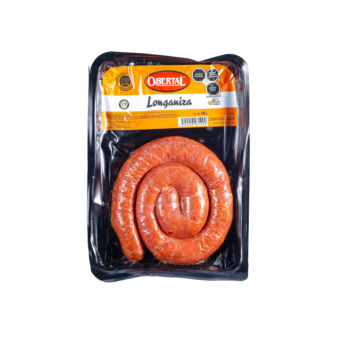 Longaniza Natural Obertal 400 G