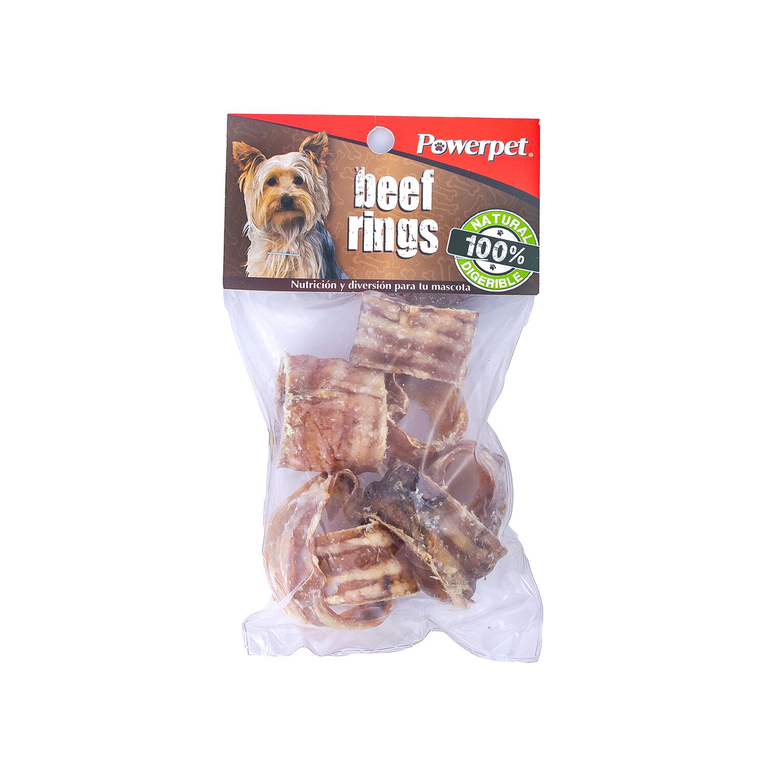 Carnaza Anillos De Carne Power Pet 2 5 Oz