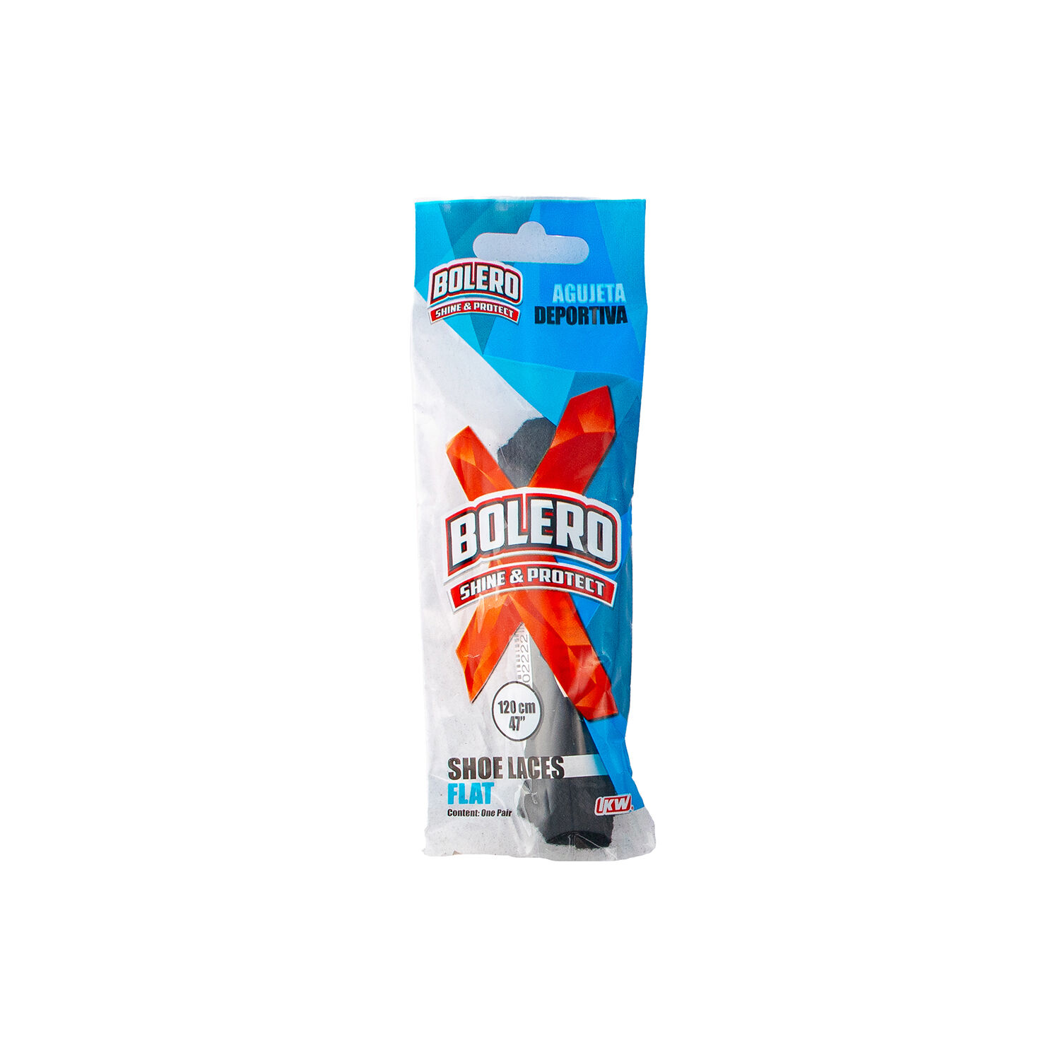 Agujeta Deportiva Negra Bolero 1.0 Pza