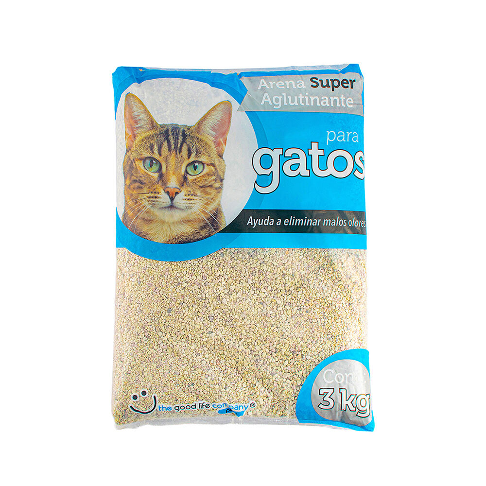 Arena Aglutinante P/ Gato The Good Life 3.0 Kg