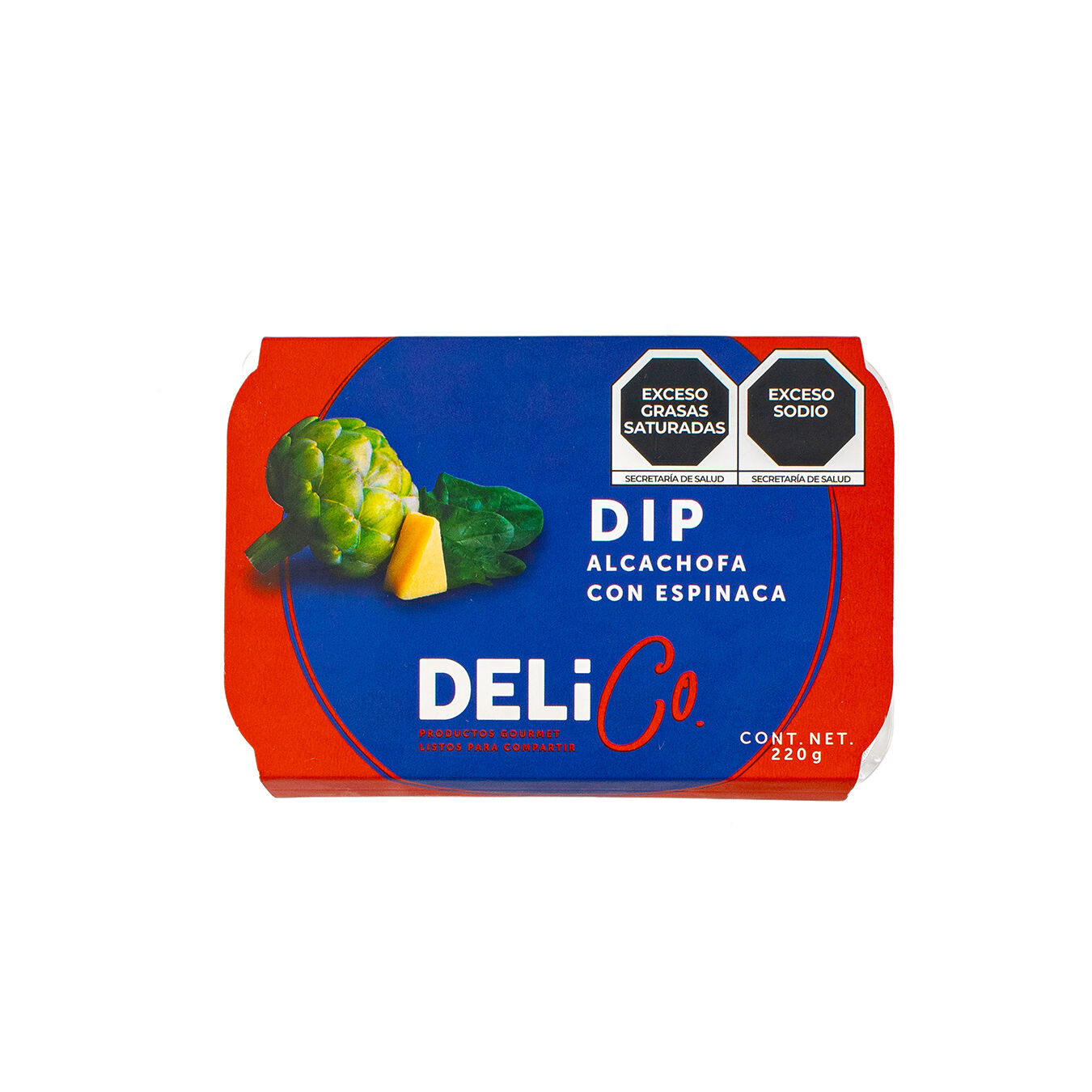 Dip Alcachofa Y Espinacas Delico 220.0 Gr