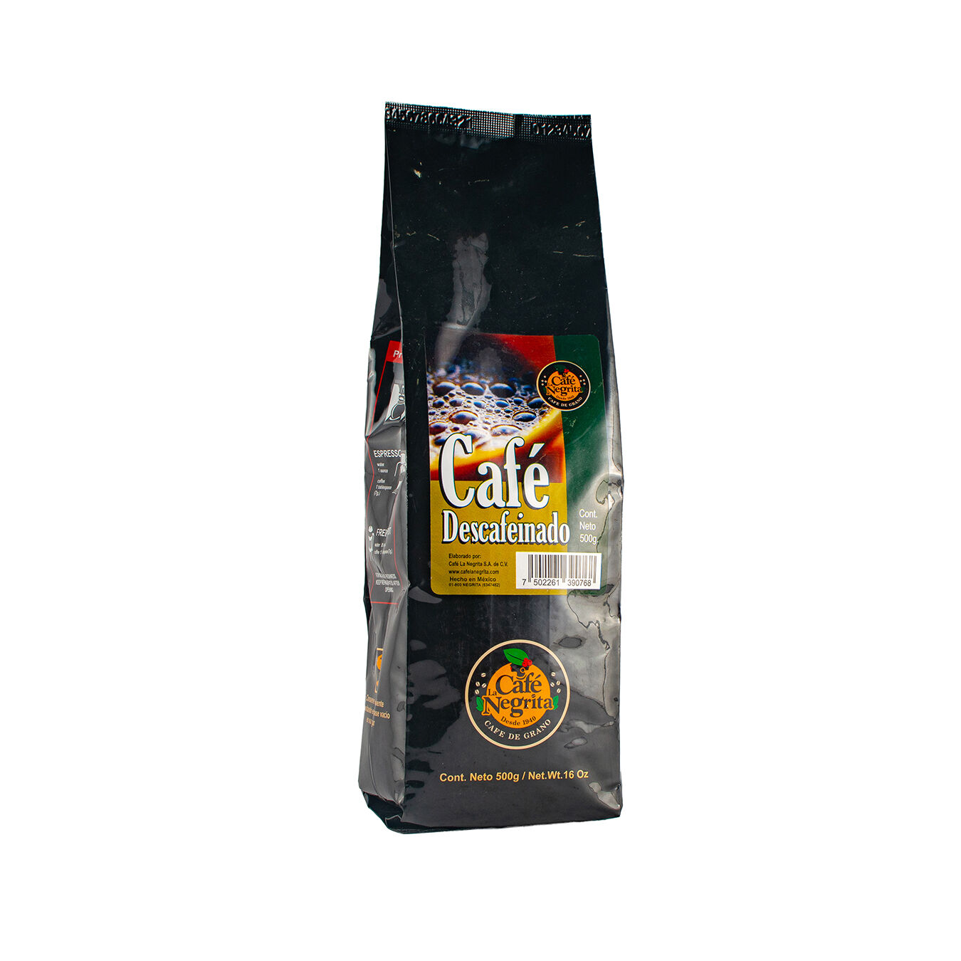 Cafe Descafeinado La Negrita 500.0 Gr