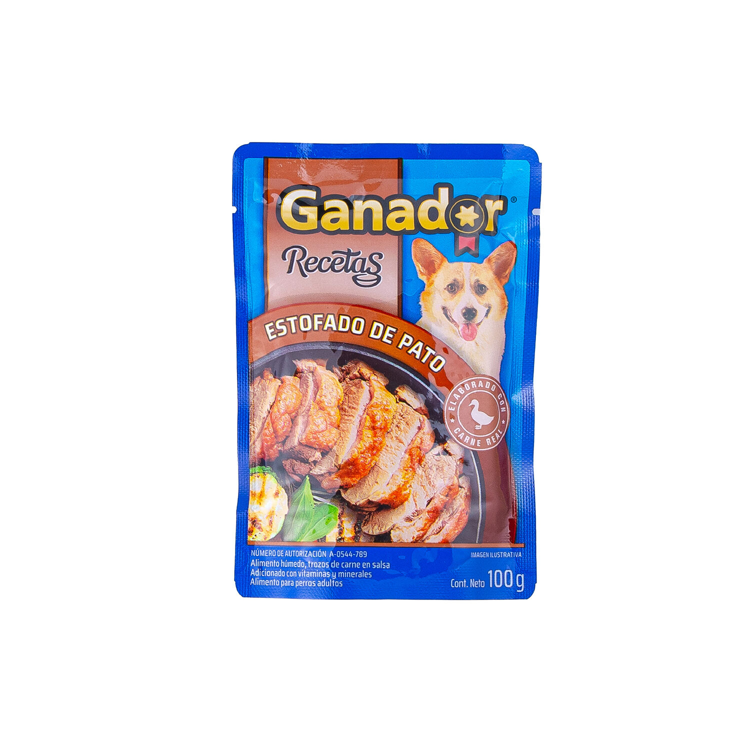 Alimento Para Perro Estofado De Pato Ganador 100.0 Gr