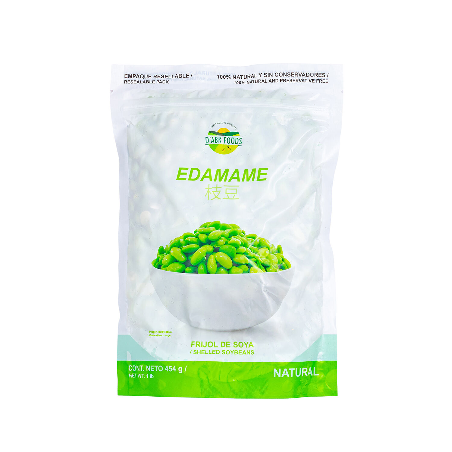Edamame Sin Vaina D Abk Foods 454.0 Gr