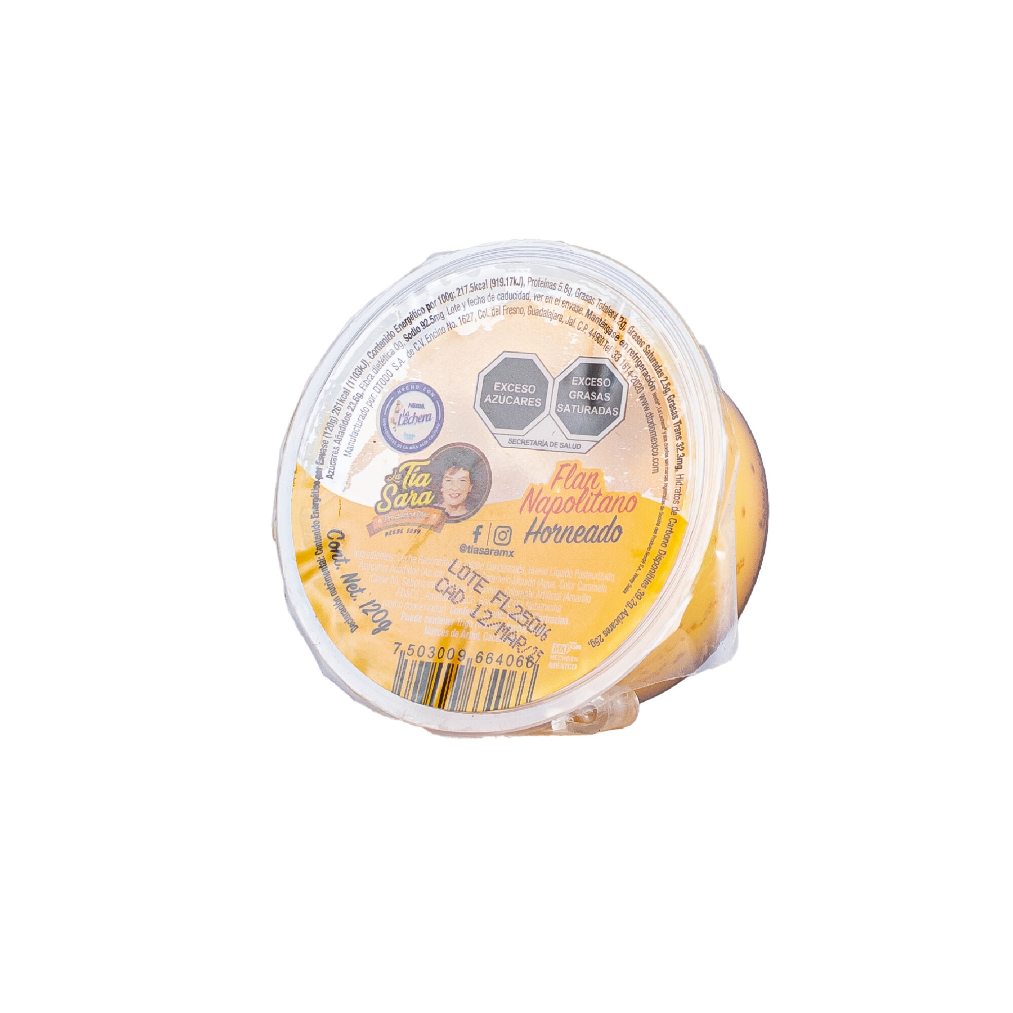 Flan Napolitano Tia Sara 120.0 Gr