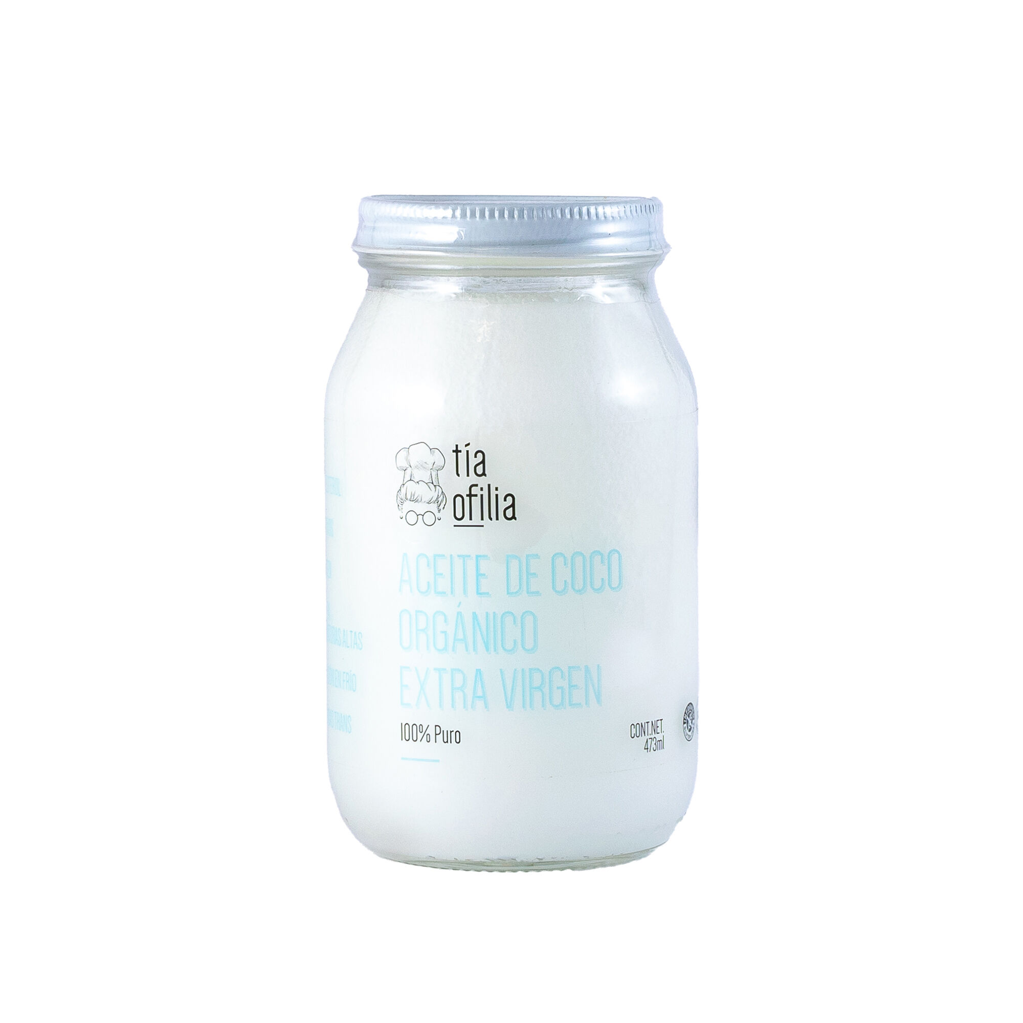 Aceite De Coco Organico Tia Ofilia 473.0 Ml